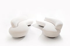 Vladimir Kagan for Directional "Cloud" Sofas in Wool