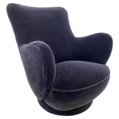 Vladimir Kagan for Directional High-Back Swivel Lounge Chair