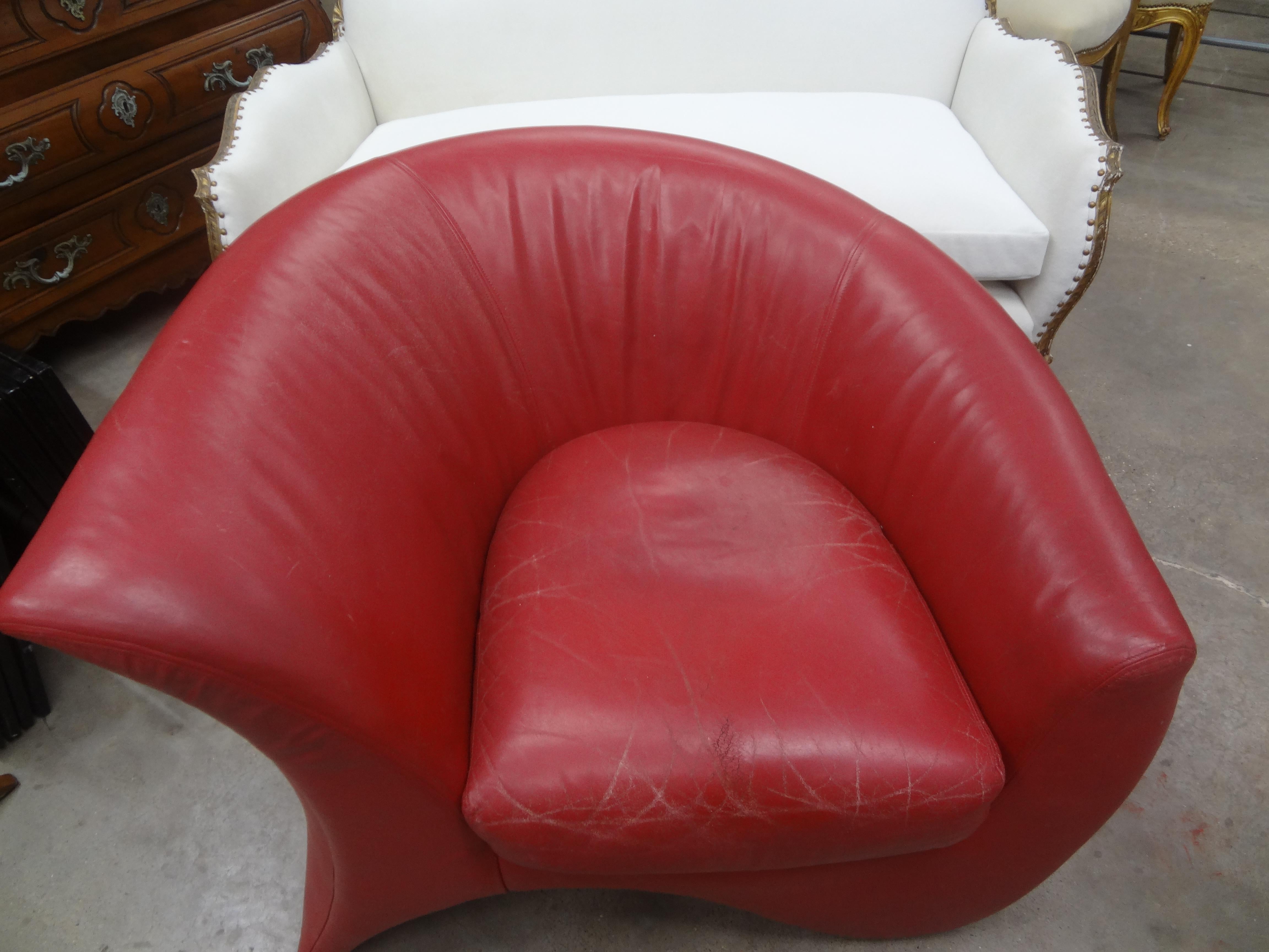 Post-Modern Vladimir Kagan for Directional Hurricane Chair For Sale