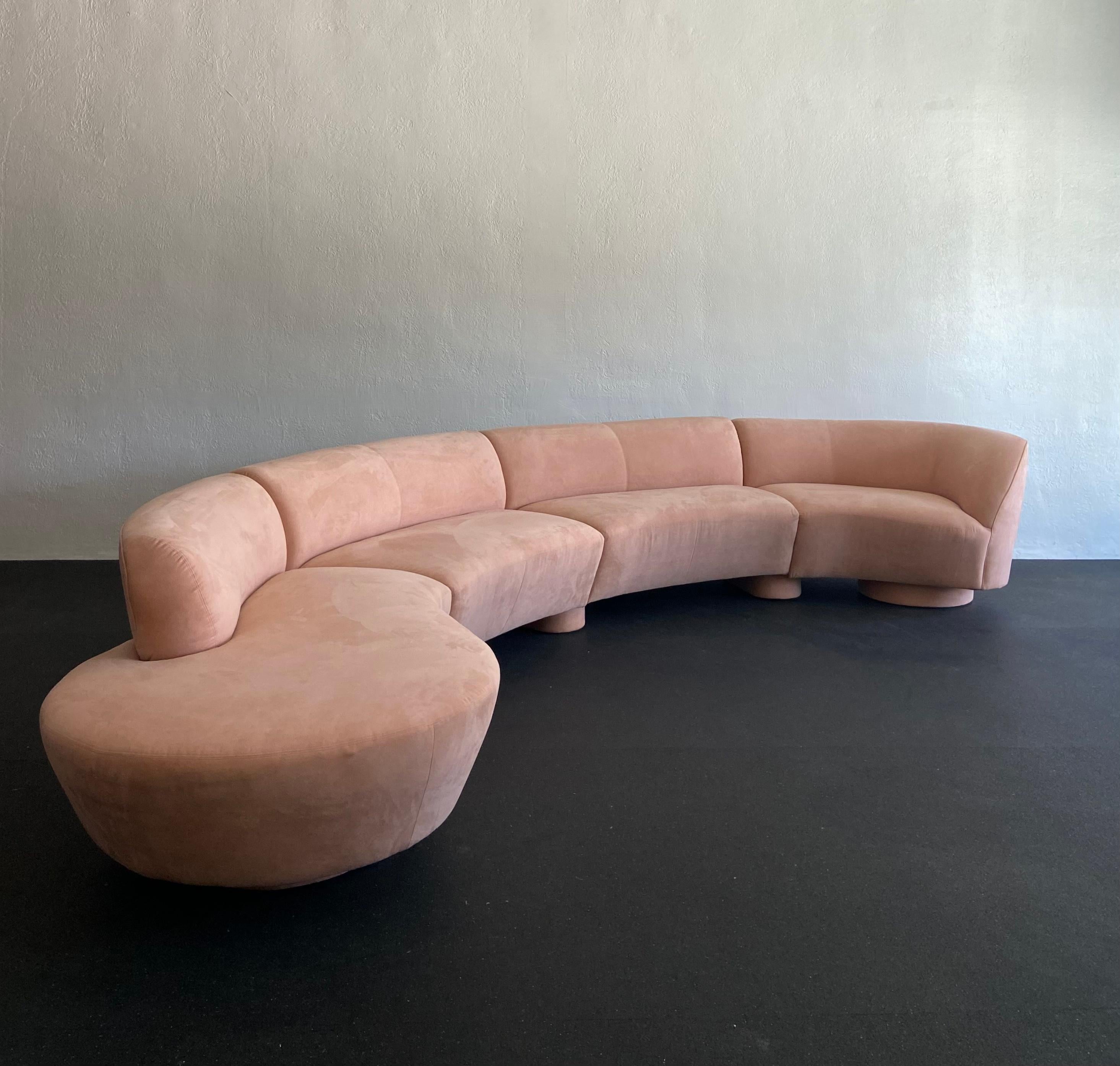 Vladimir Kagan for Directional Serpentine Cloud Sectional Sofa In Good Condition In West Palm Beach, FL