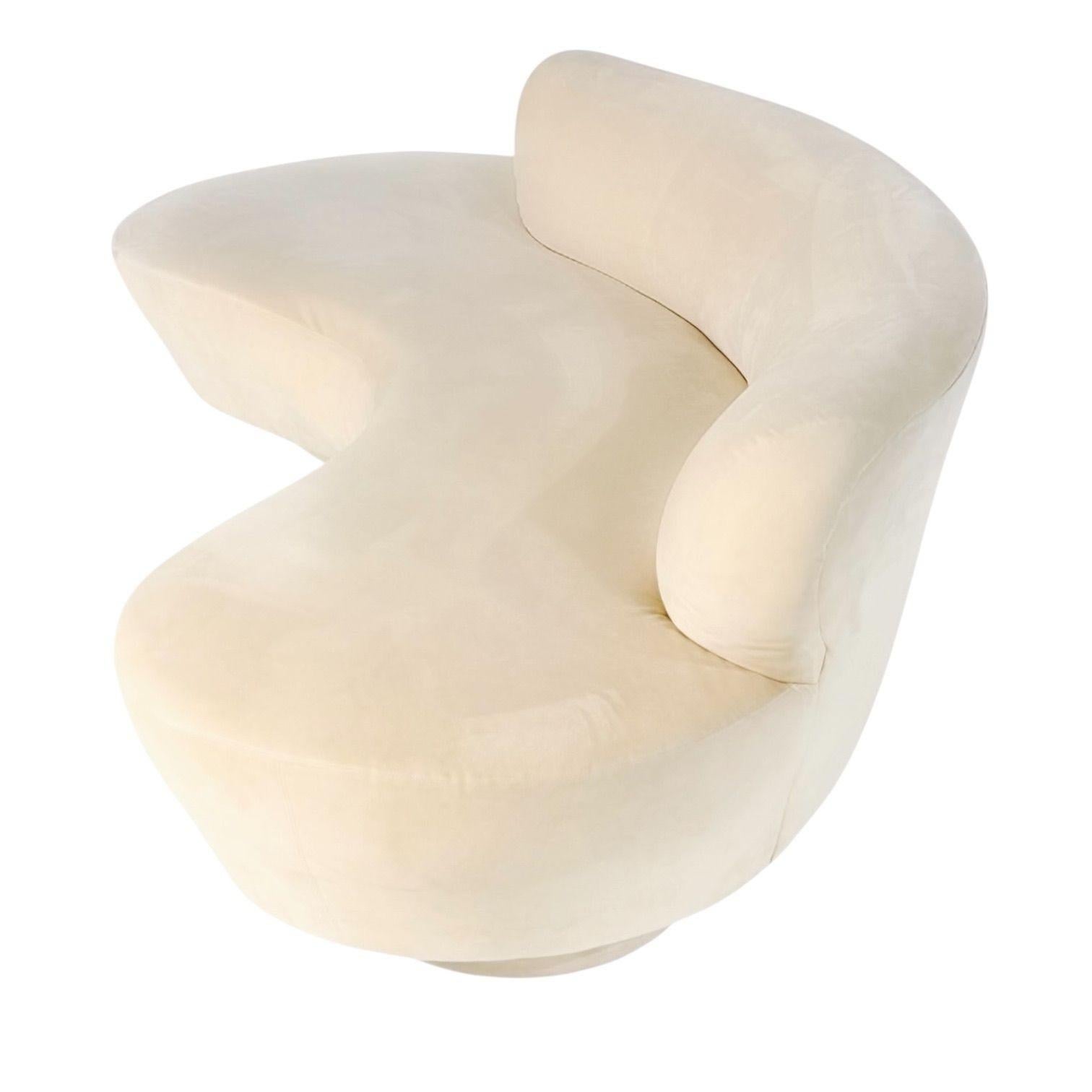 Post-Modern Vladimir Kagan for Directional Serpentine Cloud Sofa, 2000 For Sale