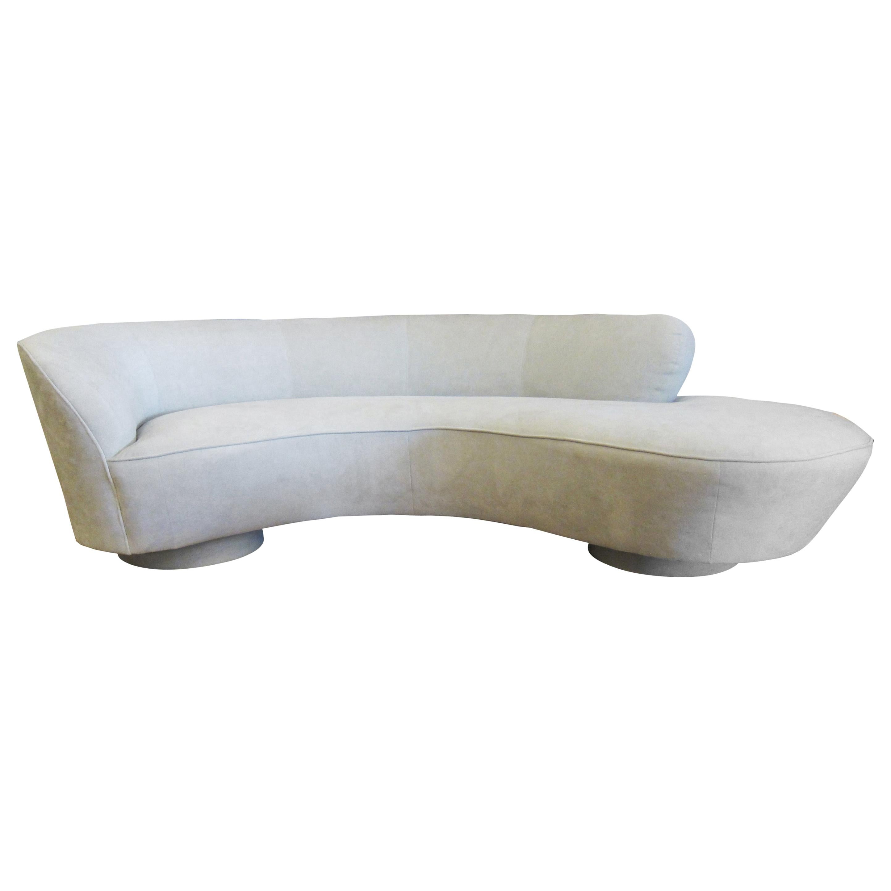 Vladimir Kagan for Directional Serpentine Cloud Sofa