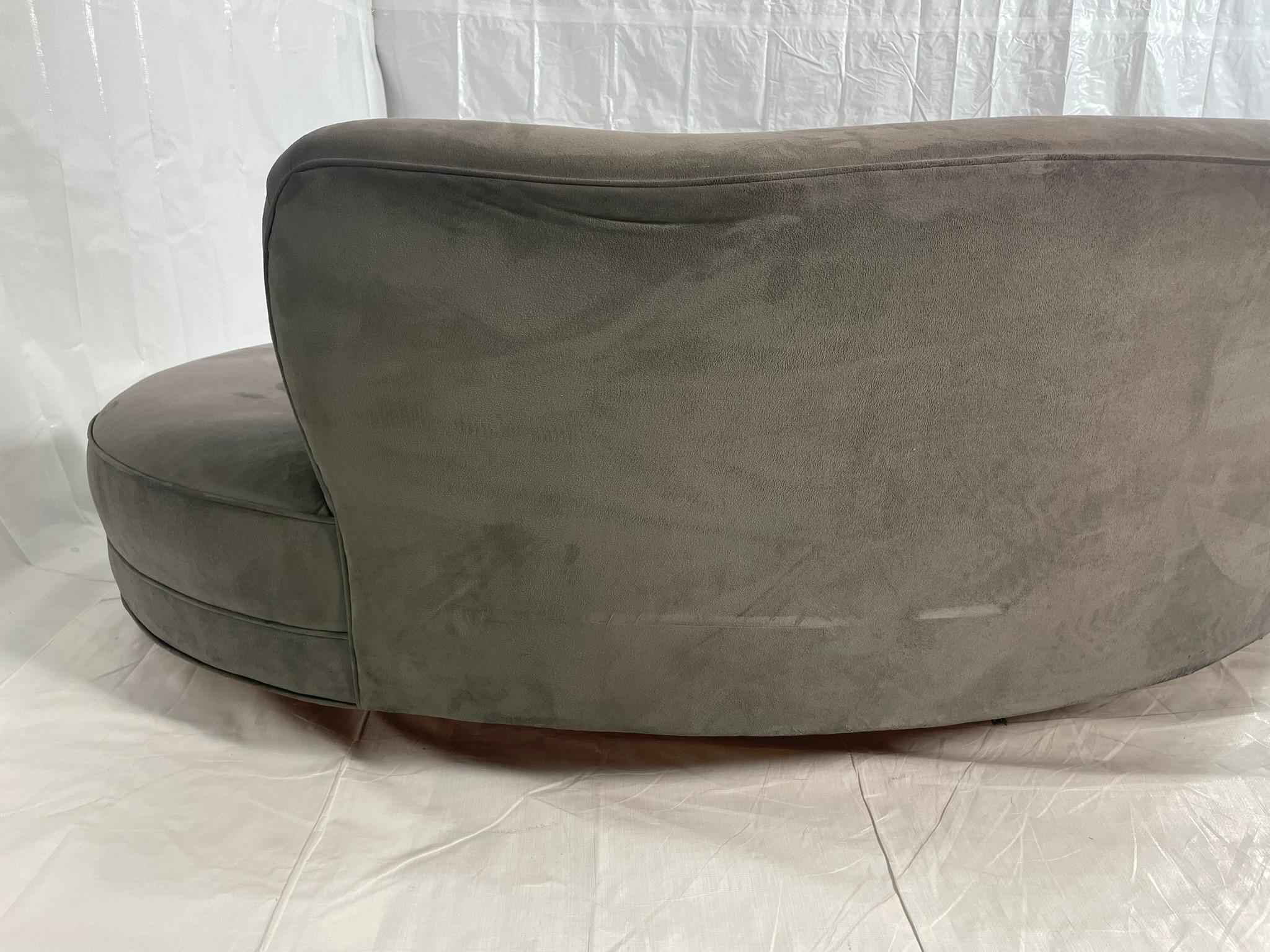 Vladimir Kagan pour le canapé serpentin Directional, 1970 Design moderniste, USA 1970 en vente 10