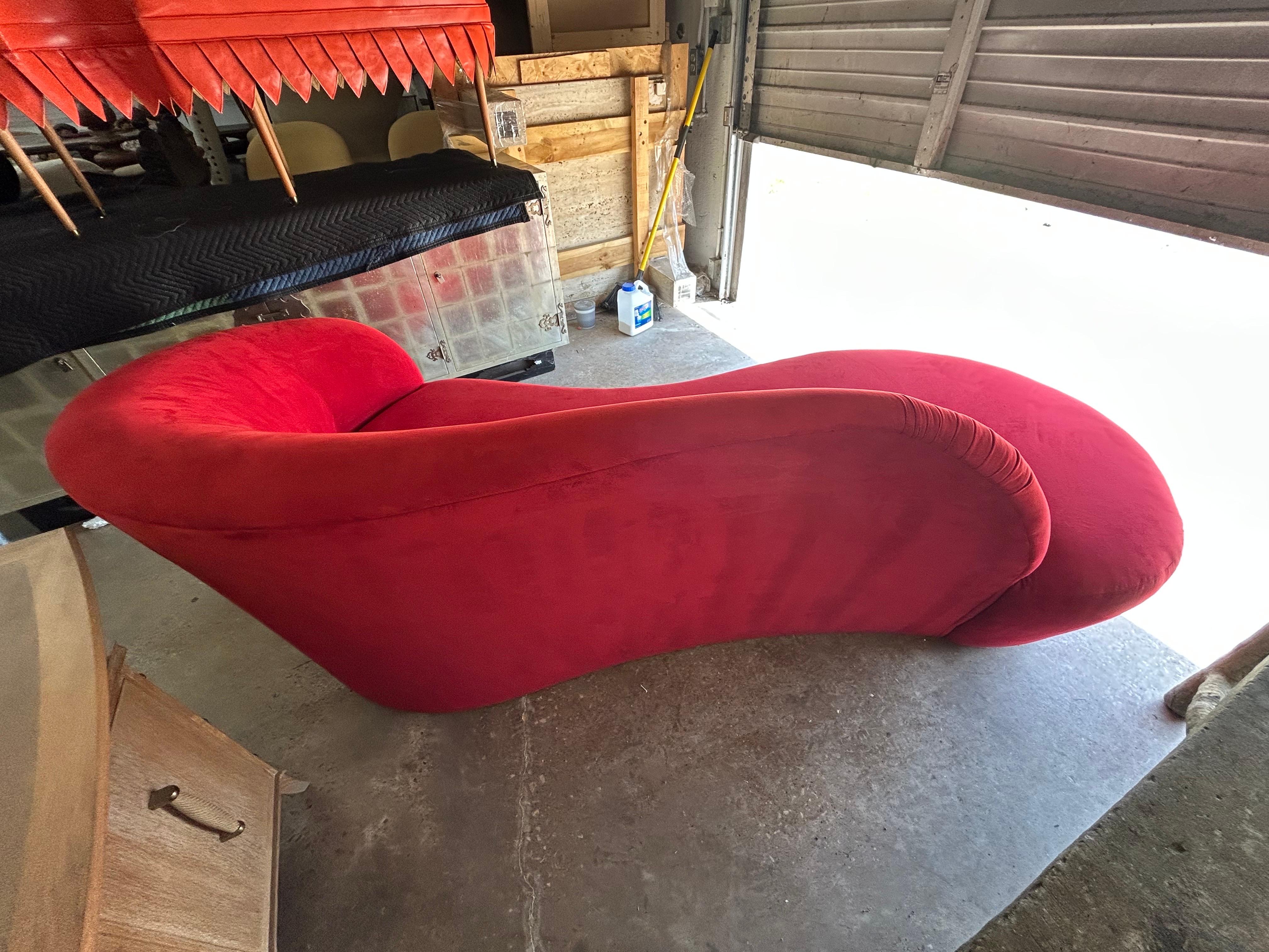 Vladimir Kagan For Directional Serpentine Sofa For Sale 3