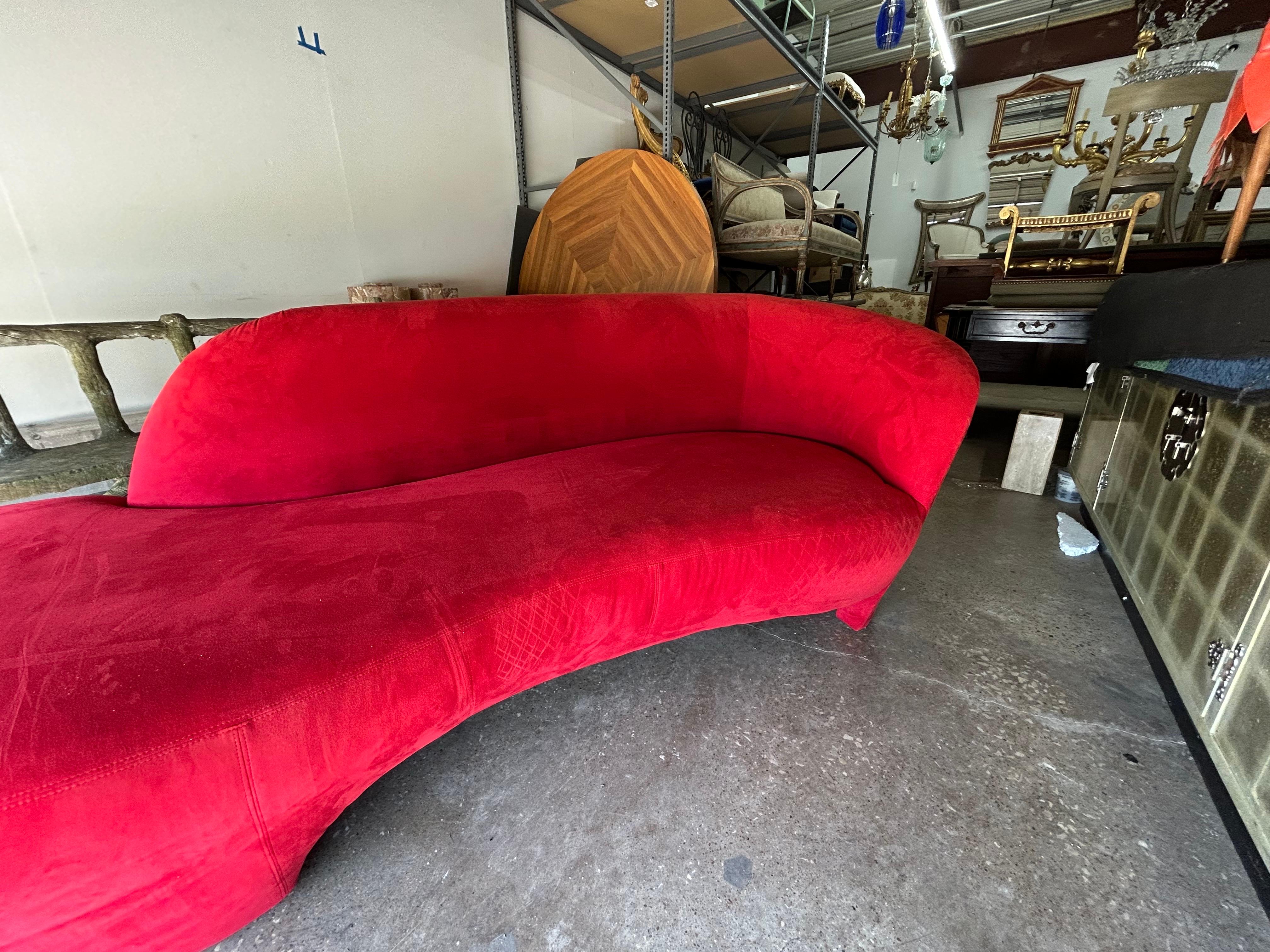 Late 20th Century Vladimir Kagan For Directional Serpentine Sofa For Sale