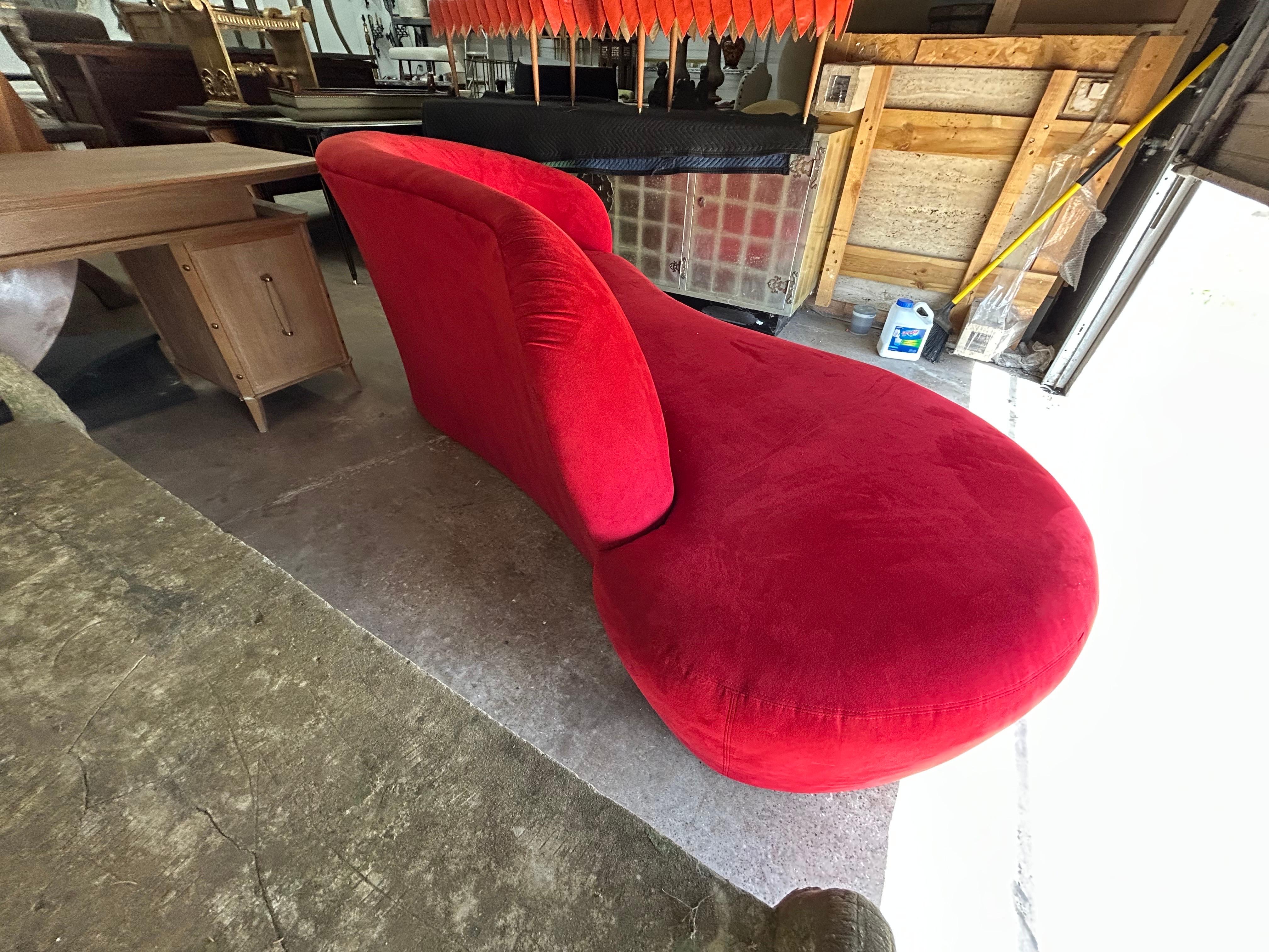Fabric Vladimir Kagan For Directional Serpentine Sofa For Sale