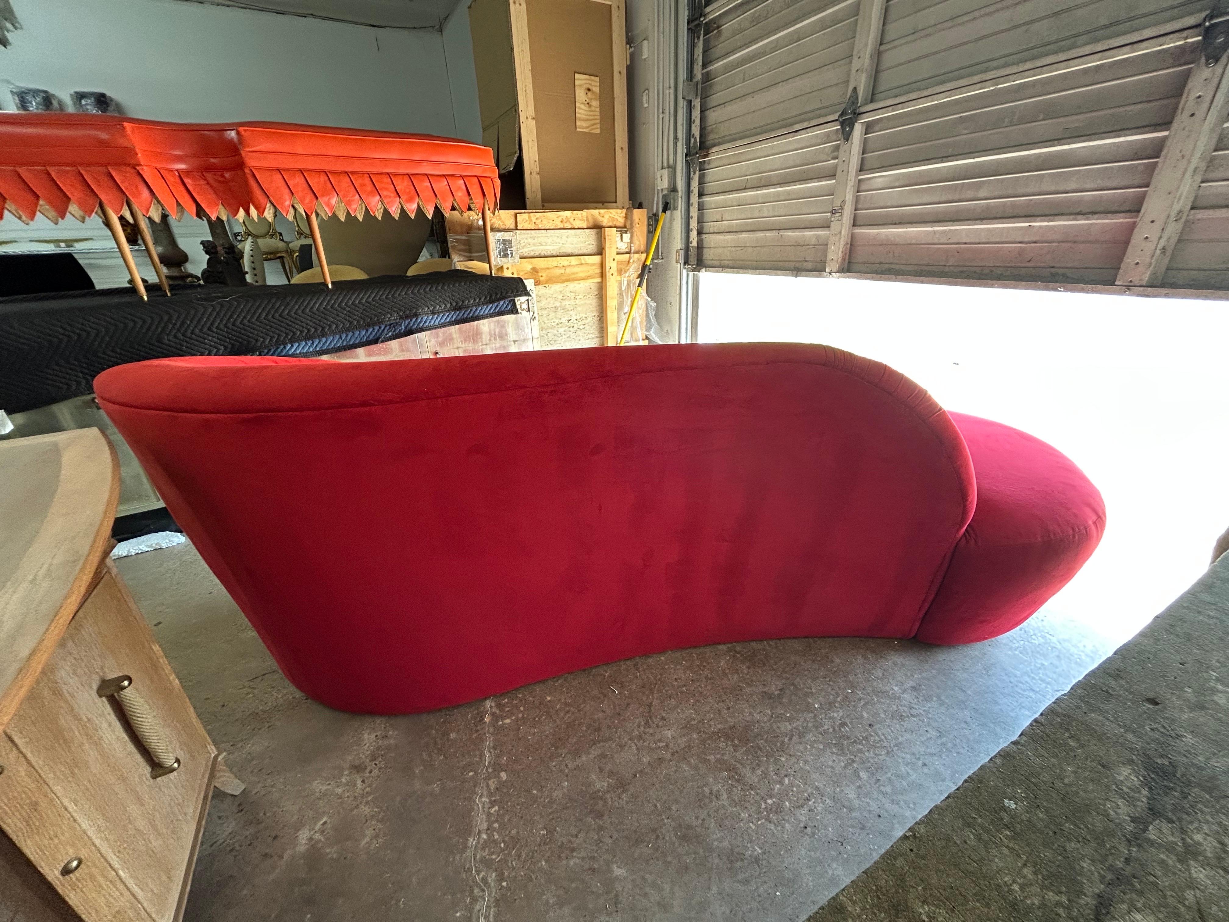 Vladimir Kagan For Directional Serpentine Sofa For Sale 1