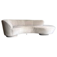 Vladimir Kagan for Directional Sofa with Lucite Support
