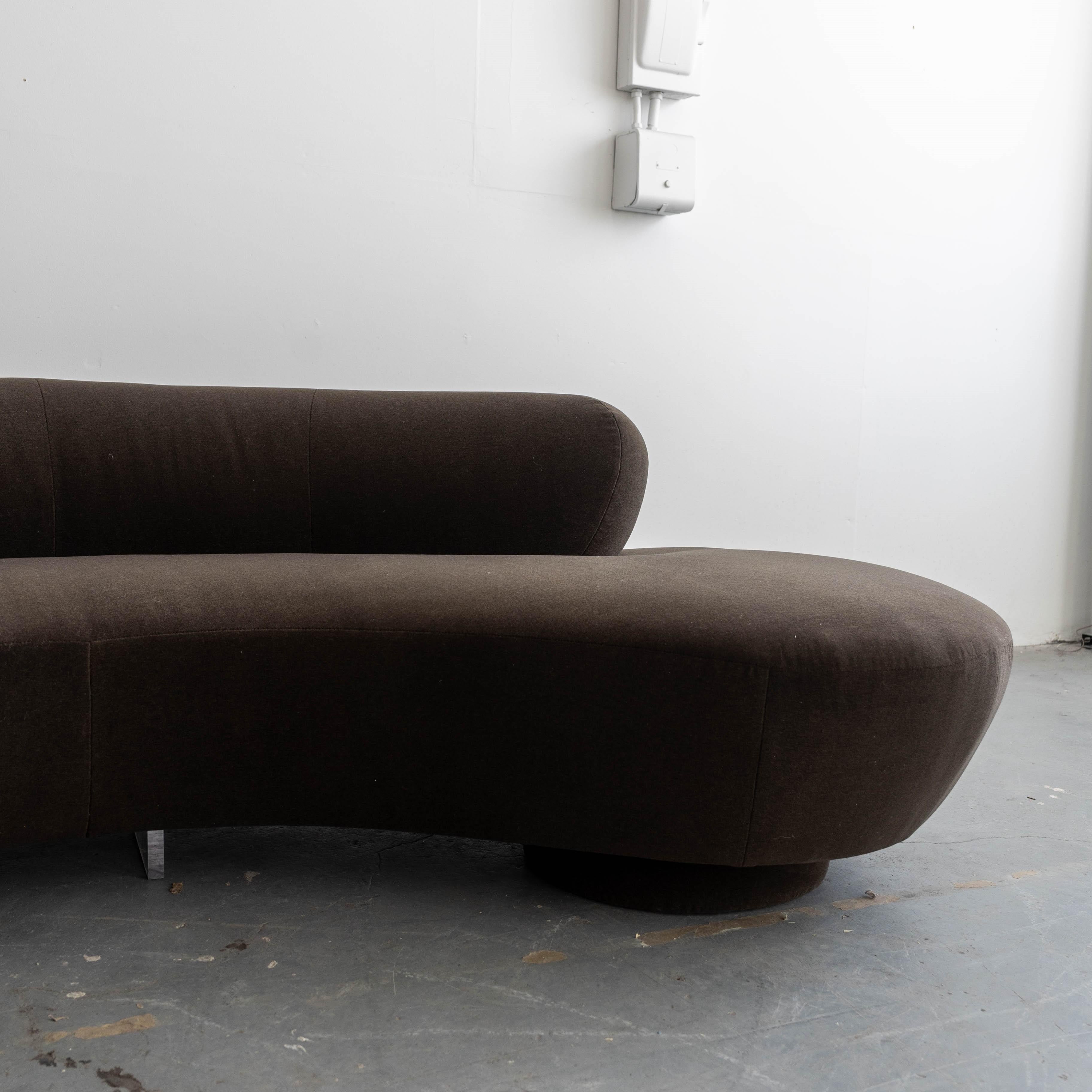 Late 20th Century Vladimir Kagan for Directional Sofas in Holly Hunt Mohair