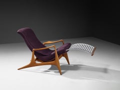Vladimir Kagan for Dreyfuss ‘Multi-position Reclining’ Chair in Teak