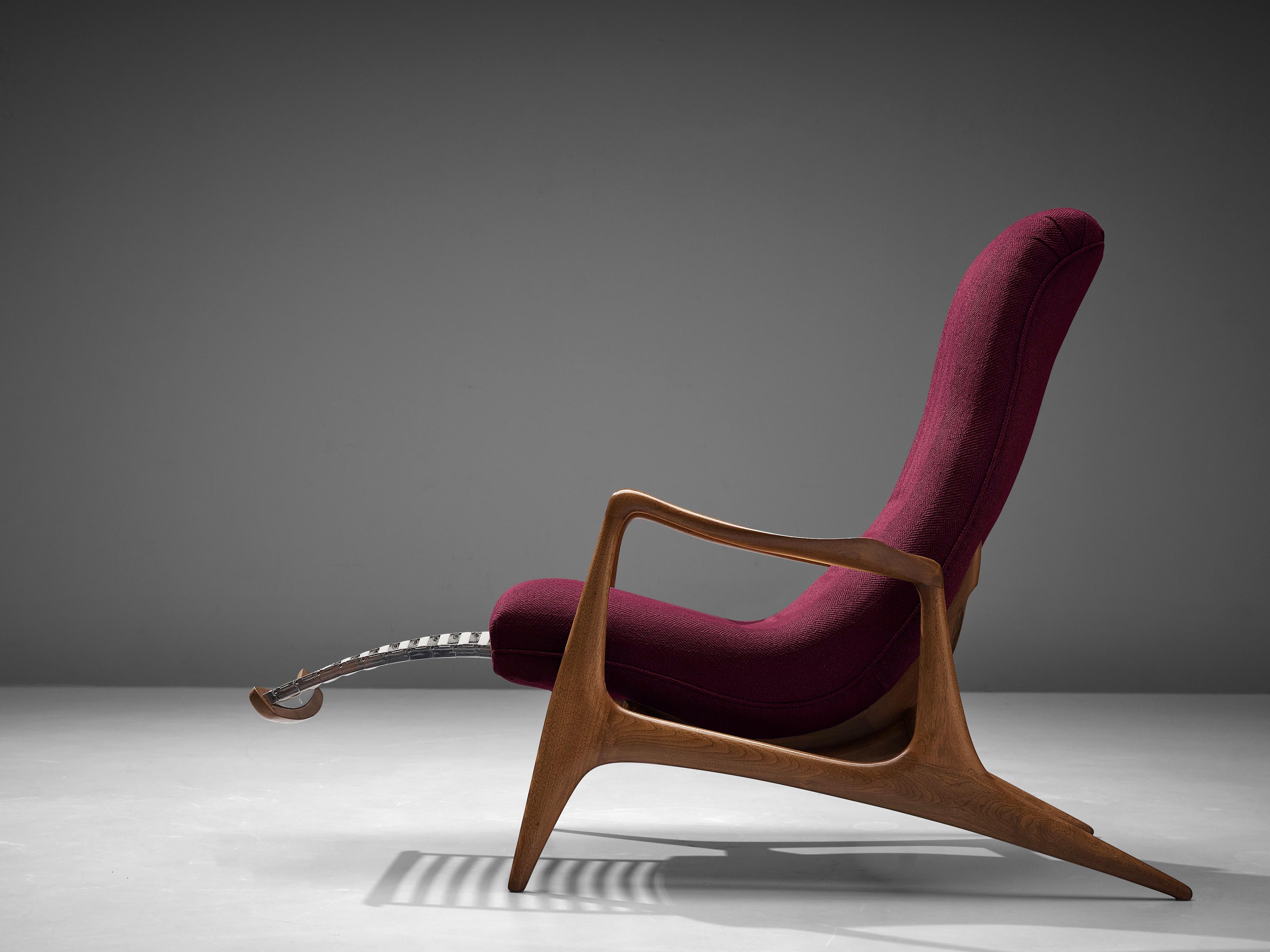 American Vladimir Kagan for Dreyfuss Reclining ‘Contour’ Lounge Chair
