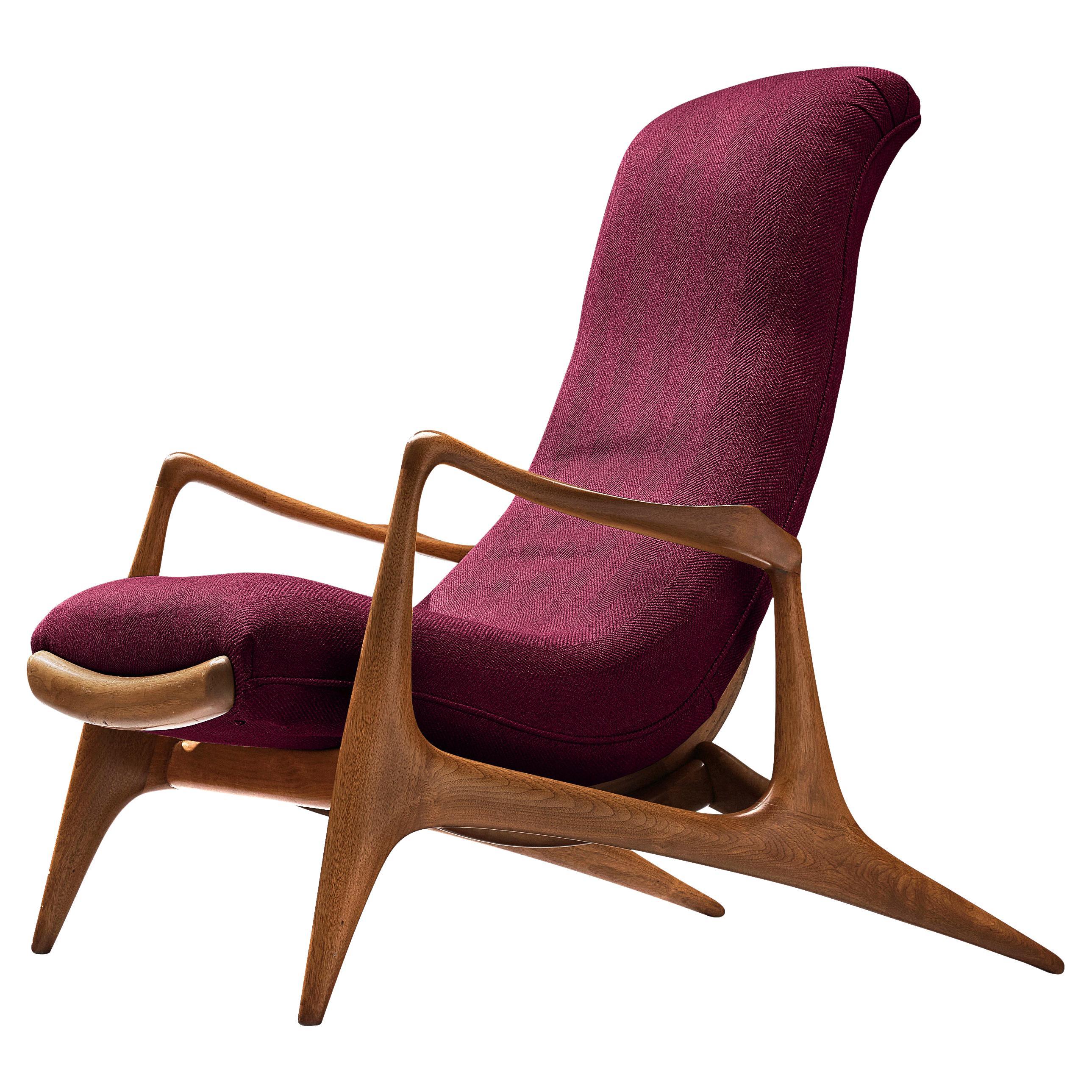 Vladimir Kagan for Dreyfuss Reclining ‘Contour’ Lounge Chair