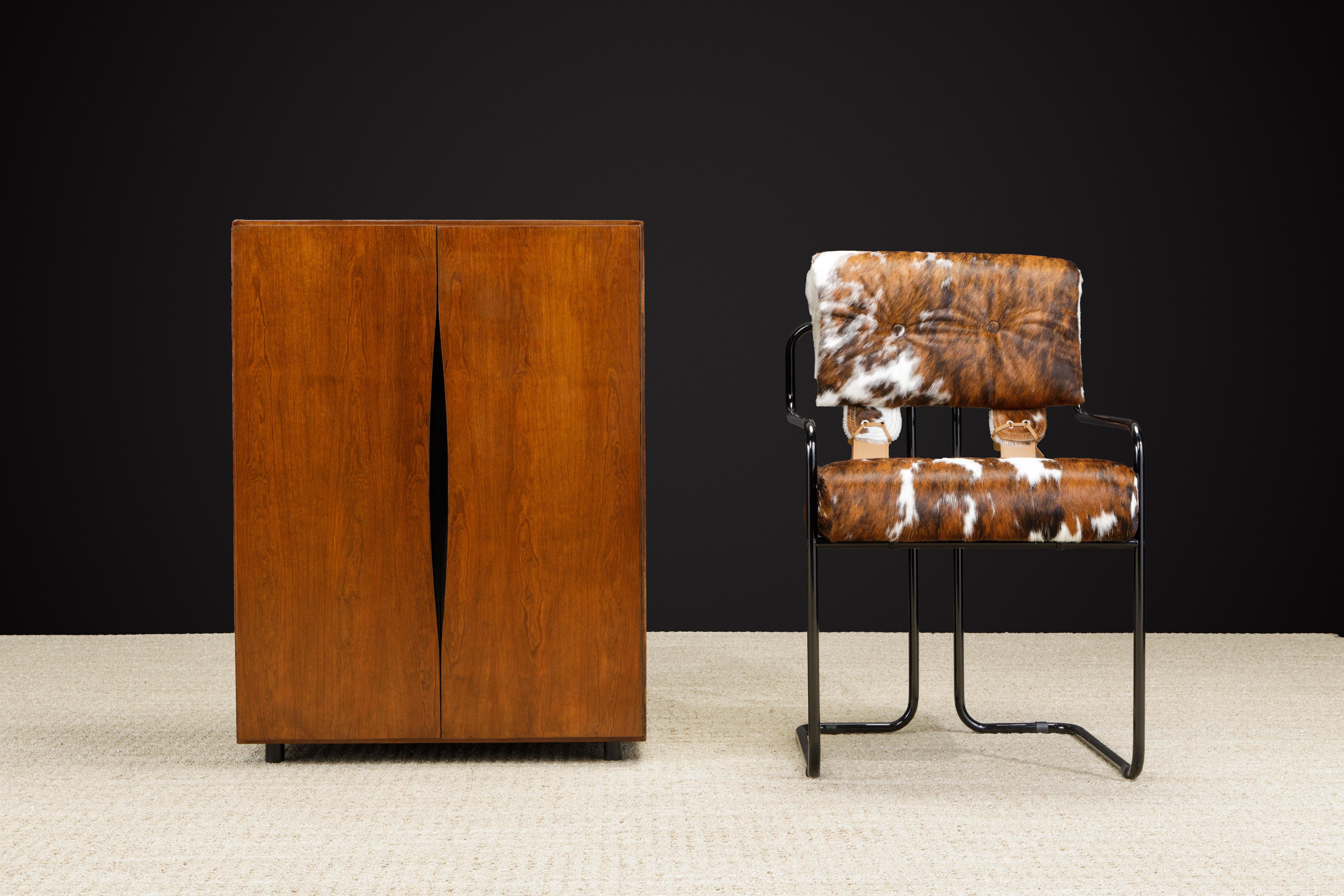 Vladimir Kagan for Grosfeld House Accessory Armoire Cabinet, 1950s, Signed 12