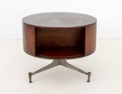 Vladimir Kagan for Grosfeld House Mid-Century Modern Revolving Side Table, 1957