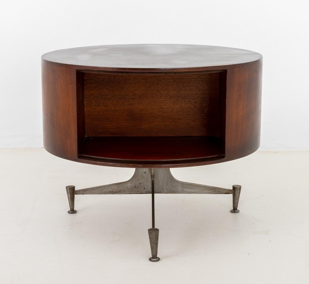 Vladimir Kagan for Grosfeld House Mid-Century Modern Revolving Side Table, 1957 For Sale 2