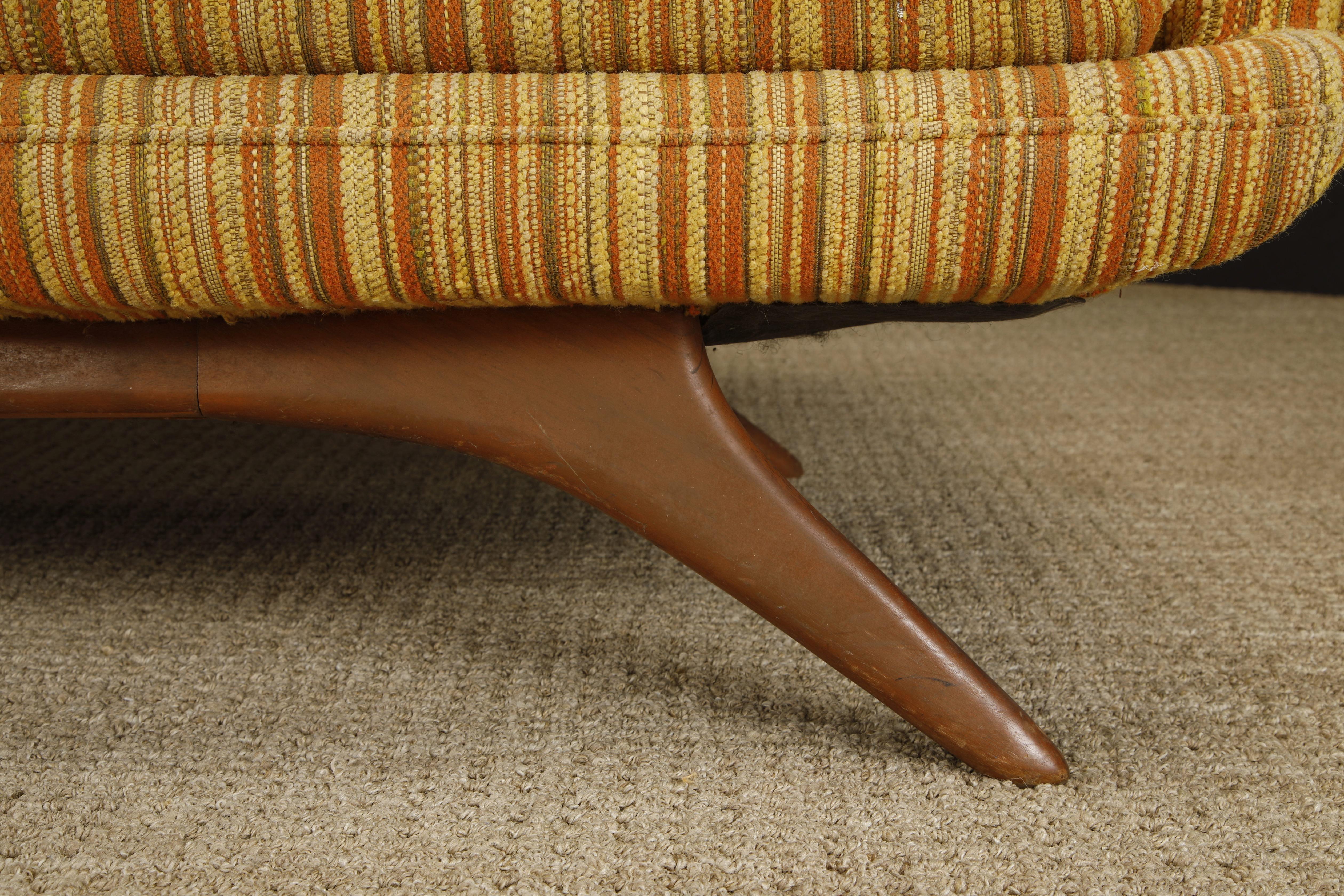 Vladimir Kagan for Grosfeld House Rare Four-Seat Sculptural Sofa, 1950s 3