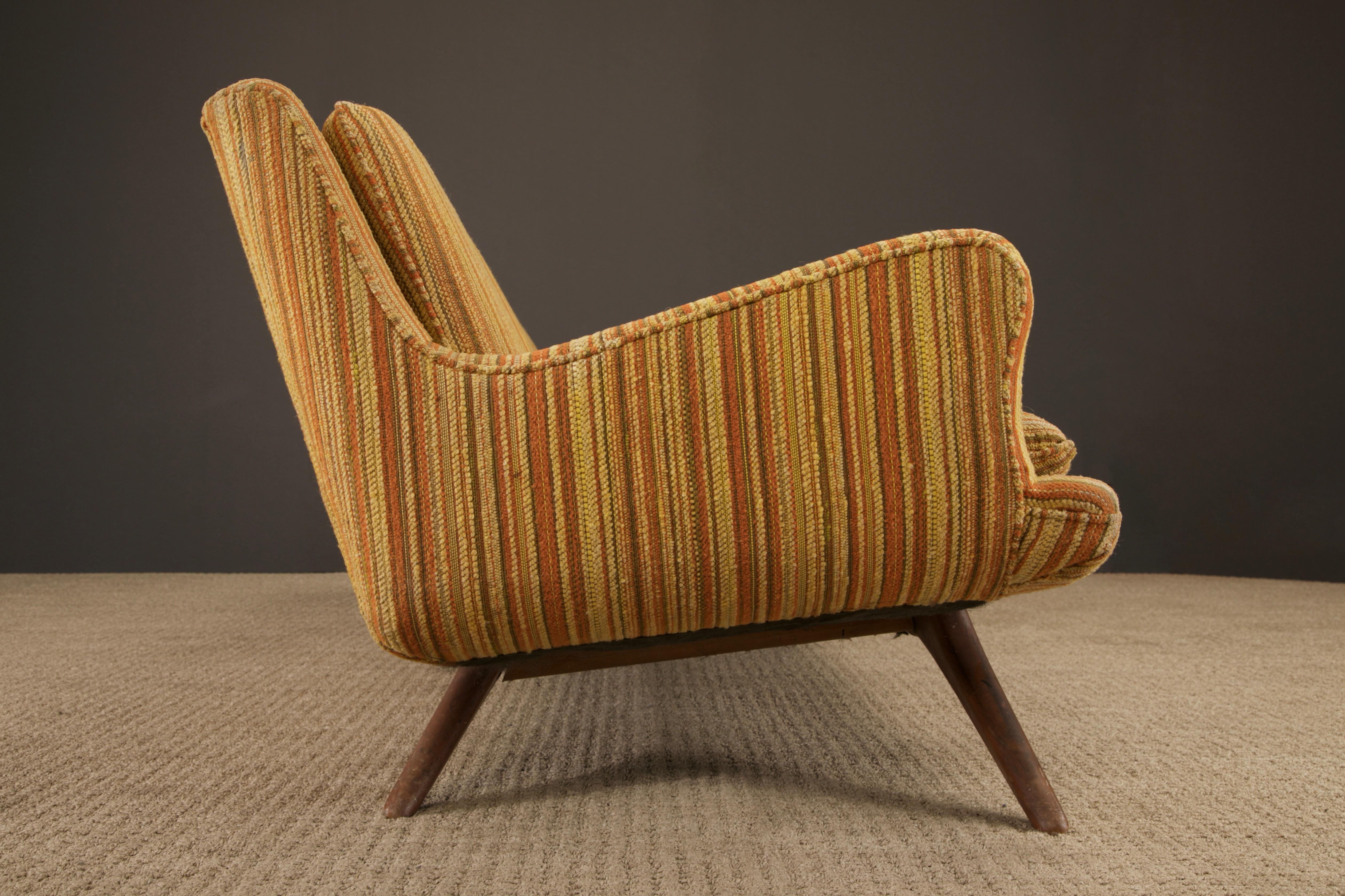 Vladimir Kagan for Grosfeld House Rare Four-Seat Sculptural Sofa, 1950s 7