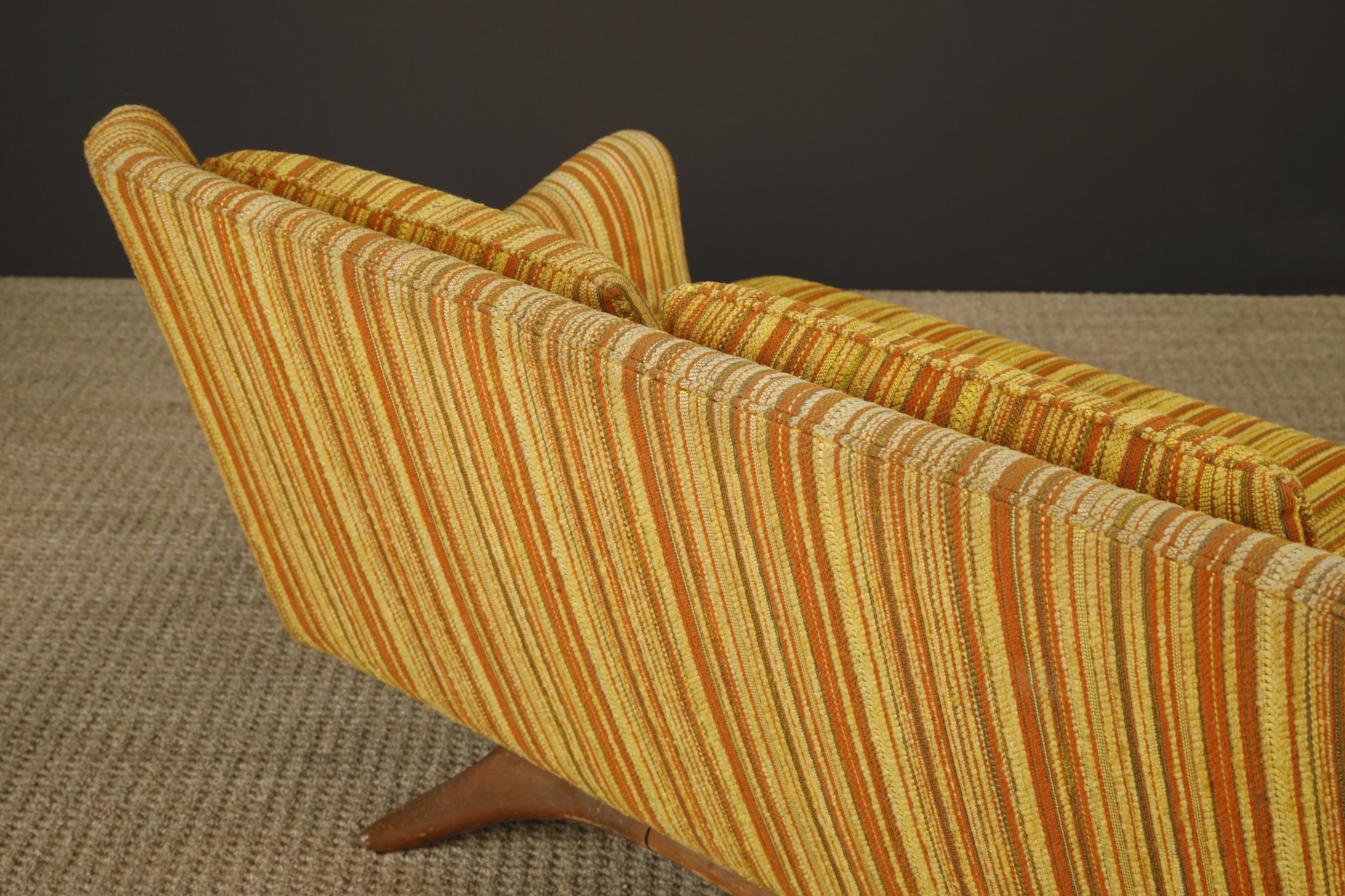 Vladimir Kagan for Grosfeld House Rare Four-Seat Sculptural Sofa, 1950s 8
