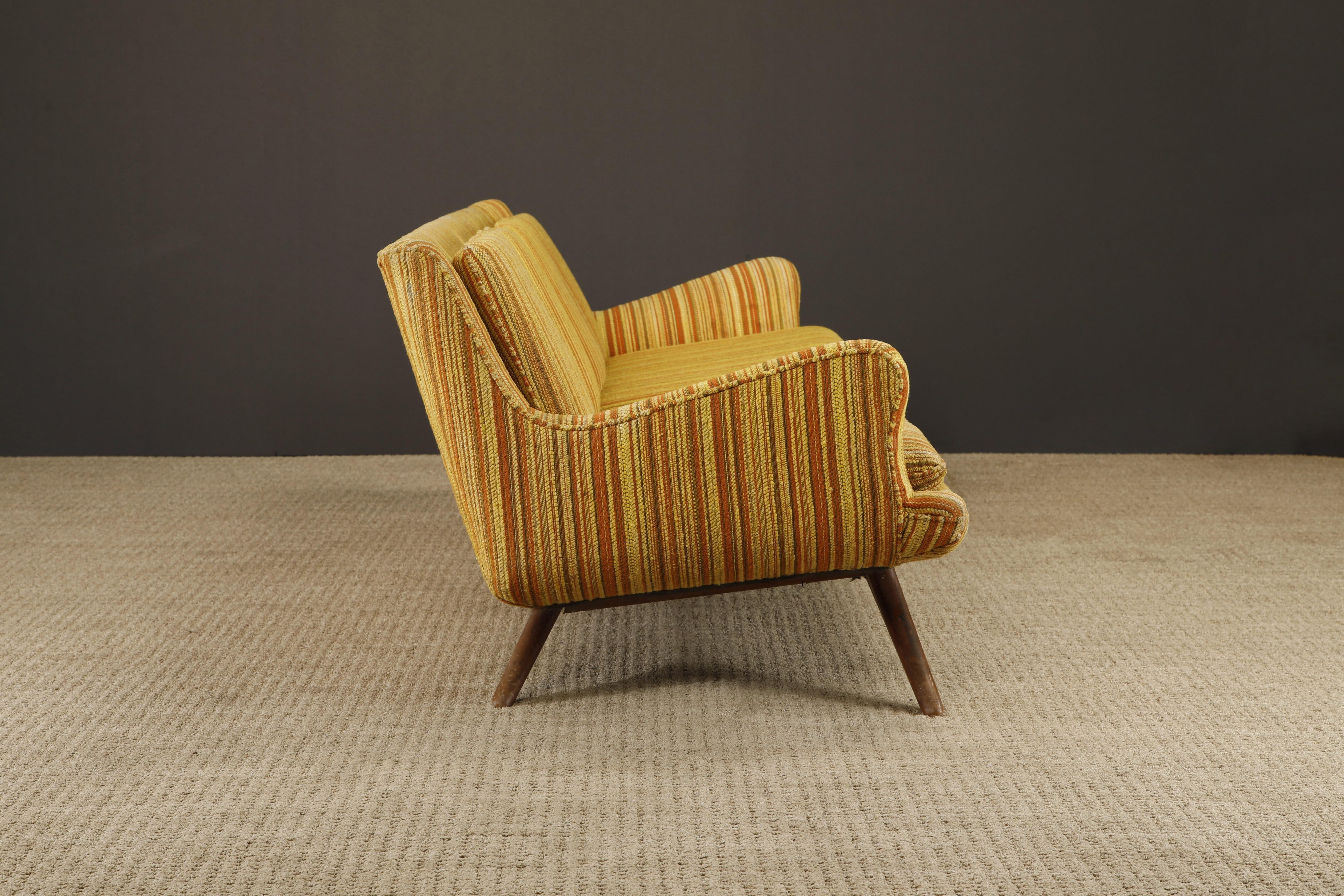 Mid-20th Century Vladimir Kagan for Grosfeld House Rare Four-Seat Sculptural Sofa, 1950s