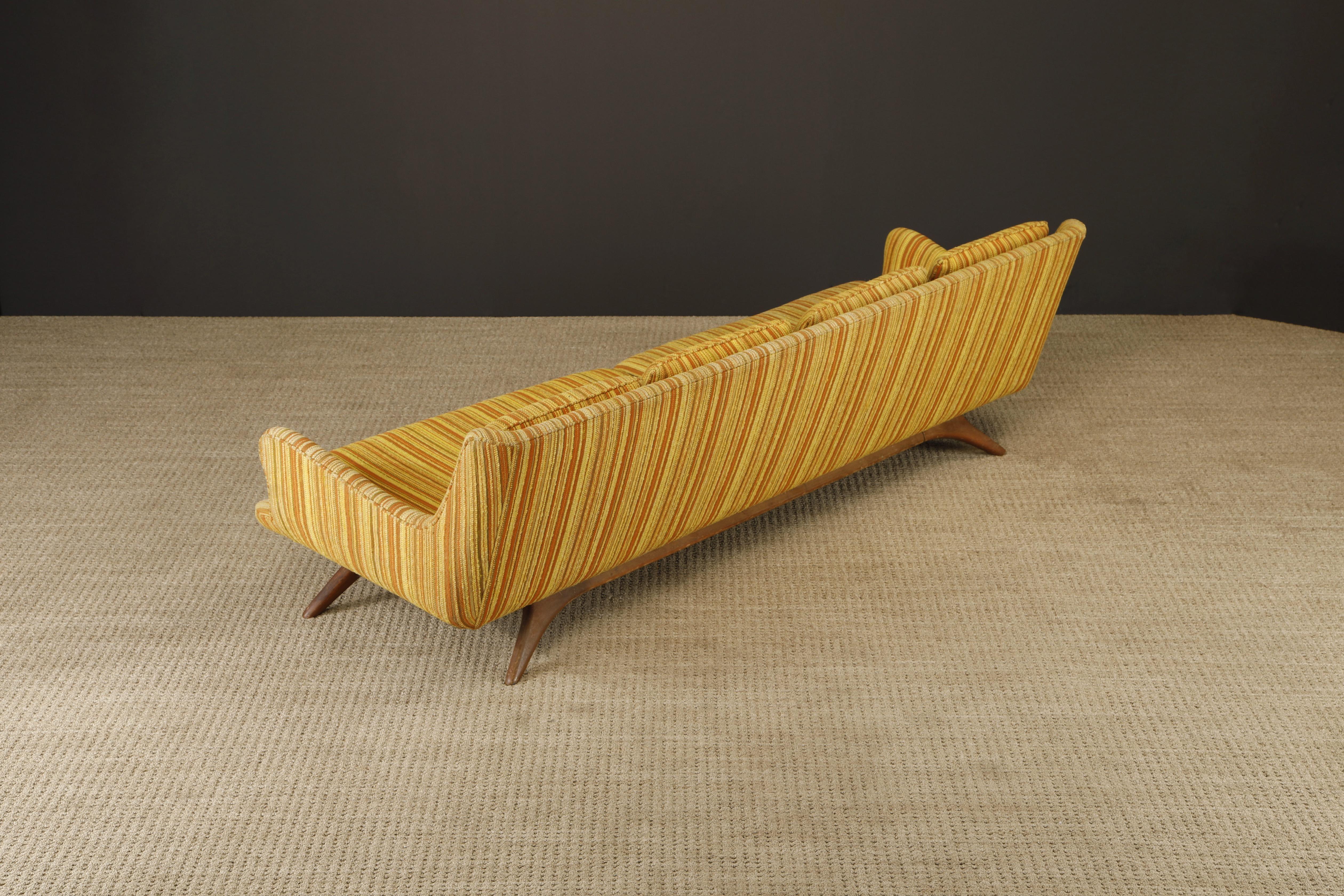 Vladimir Kagan for Grosfeld House Rare Four-Seat Sculptural Sofa, 1950s 1