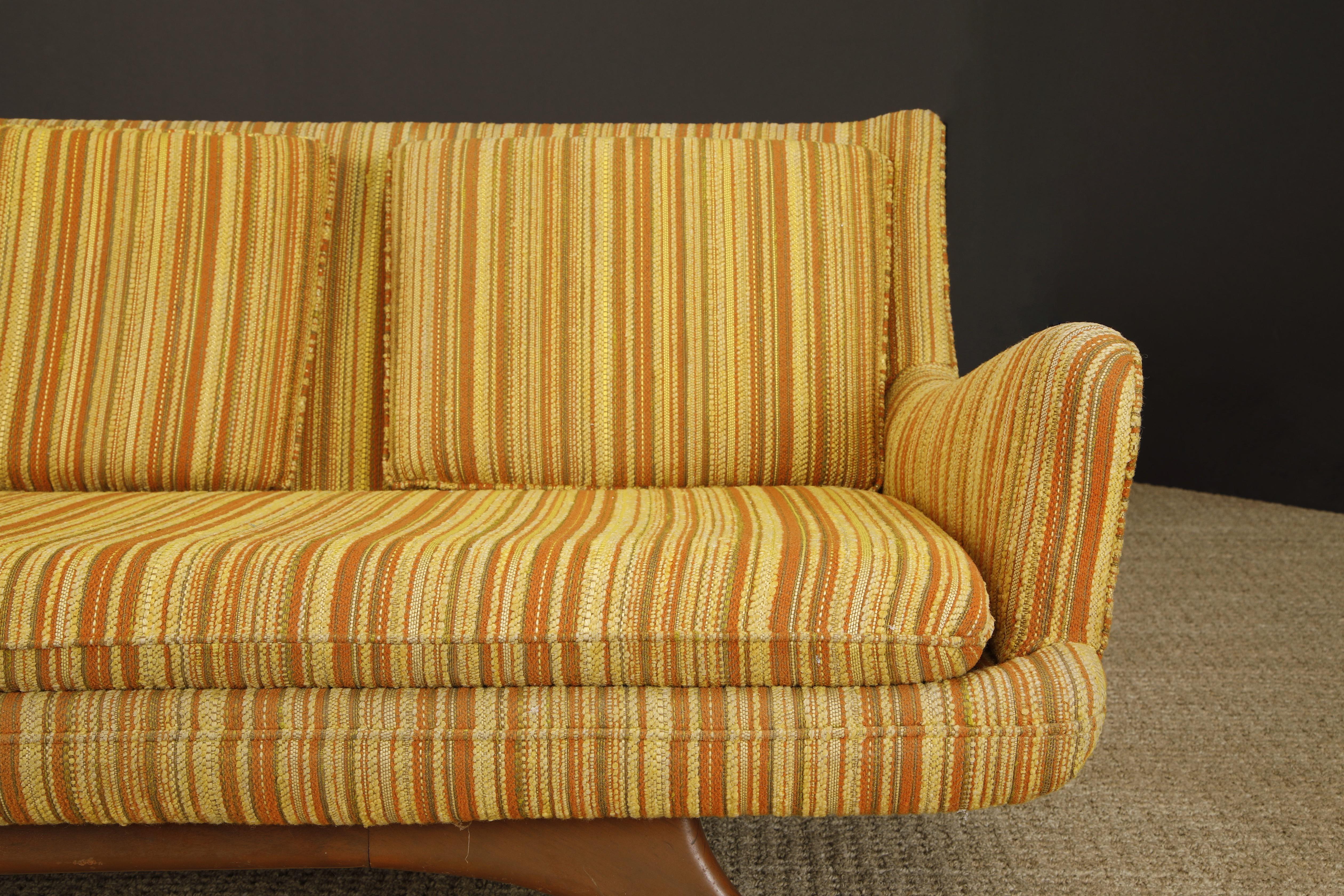 Vladimir Kagan for Grosfeld House Rare Four-Seat Sculptural Sofa, 1950s 2