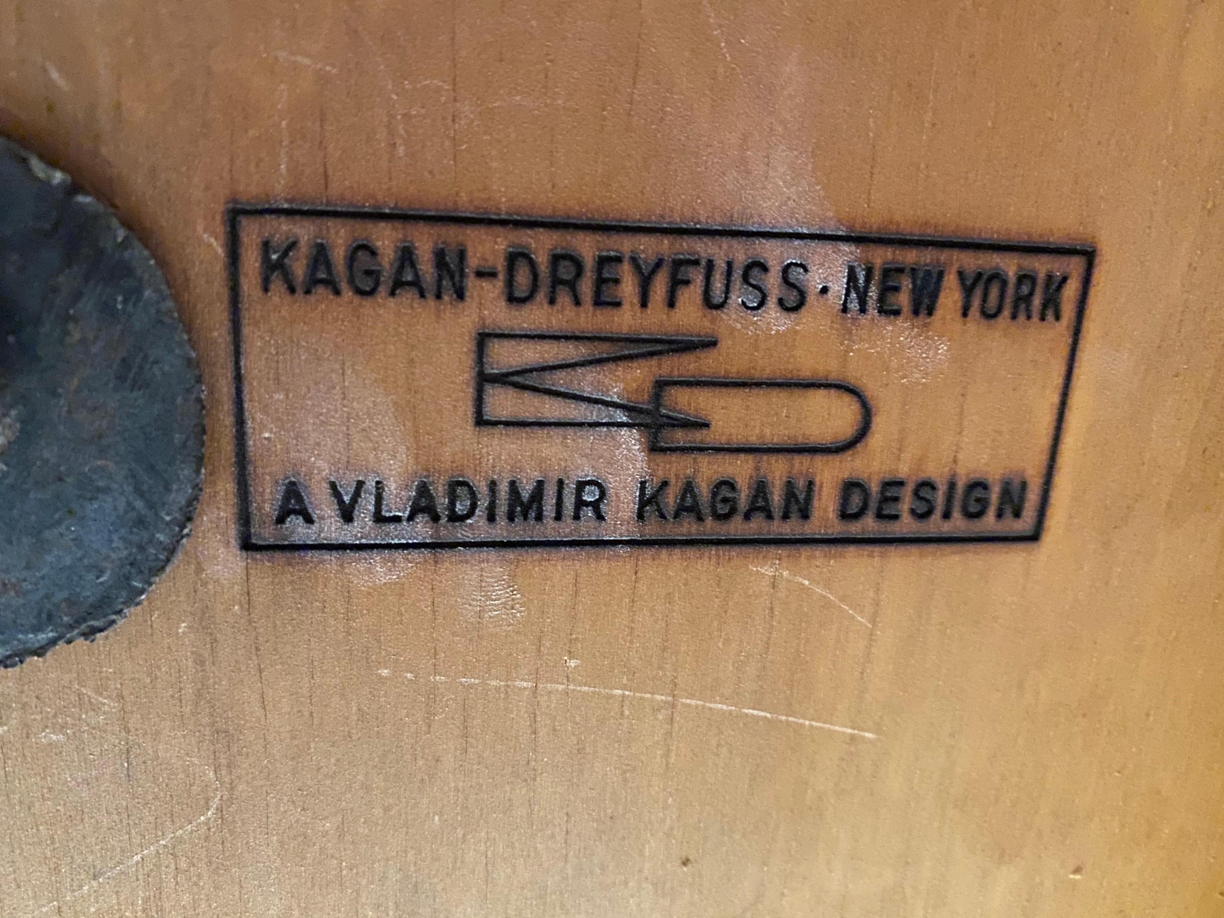 Noyer Lampe de bureau Vladimir Kagan pour Kagan Dreyfuss en vente