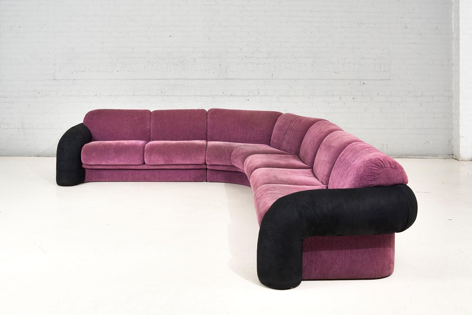 Late 20th Century Vladimir Kagan for Preview 3 Piece Sectional Sofa