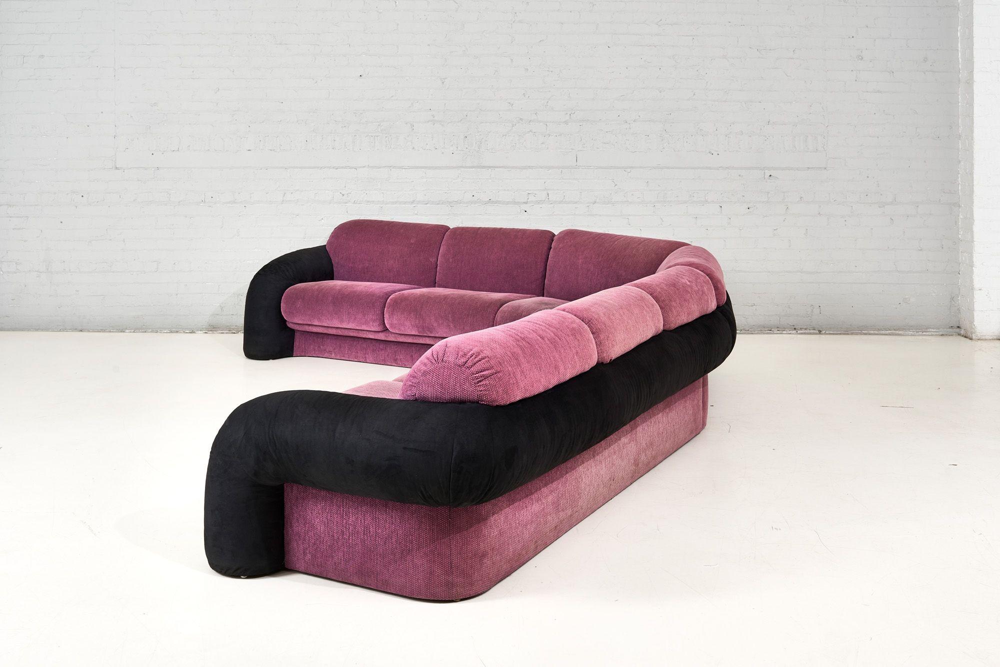 Upholstery Vladimir Kagan for Preview 3 Piece Sectional Sofa