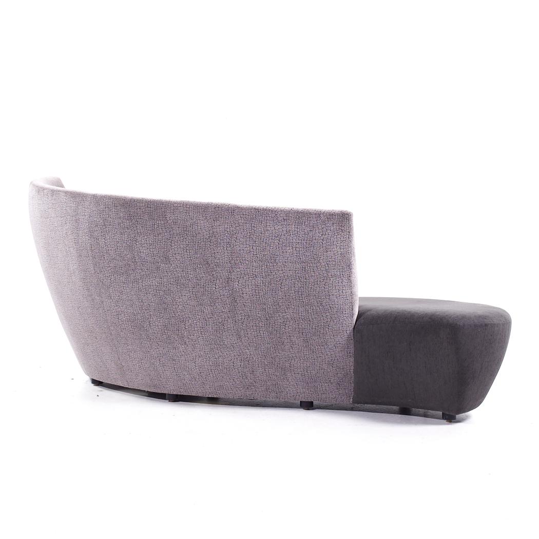 Upholstery Vladimir Kagan for Preview Bilbao Mid Century Sofa For Sale