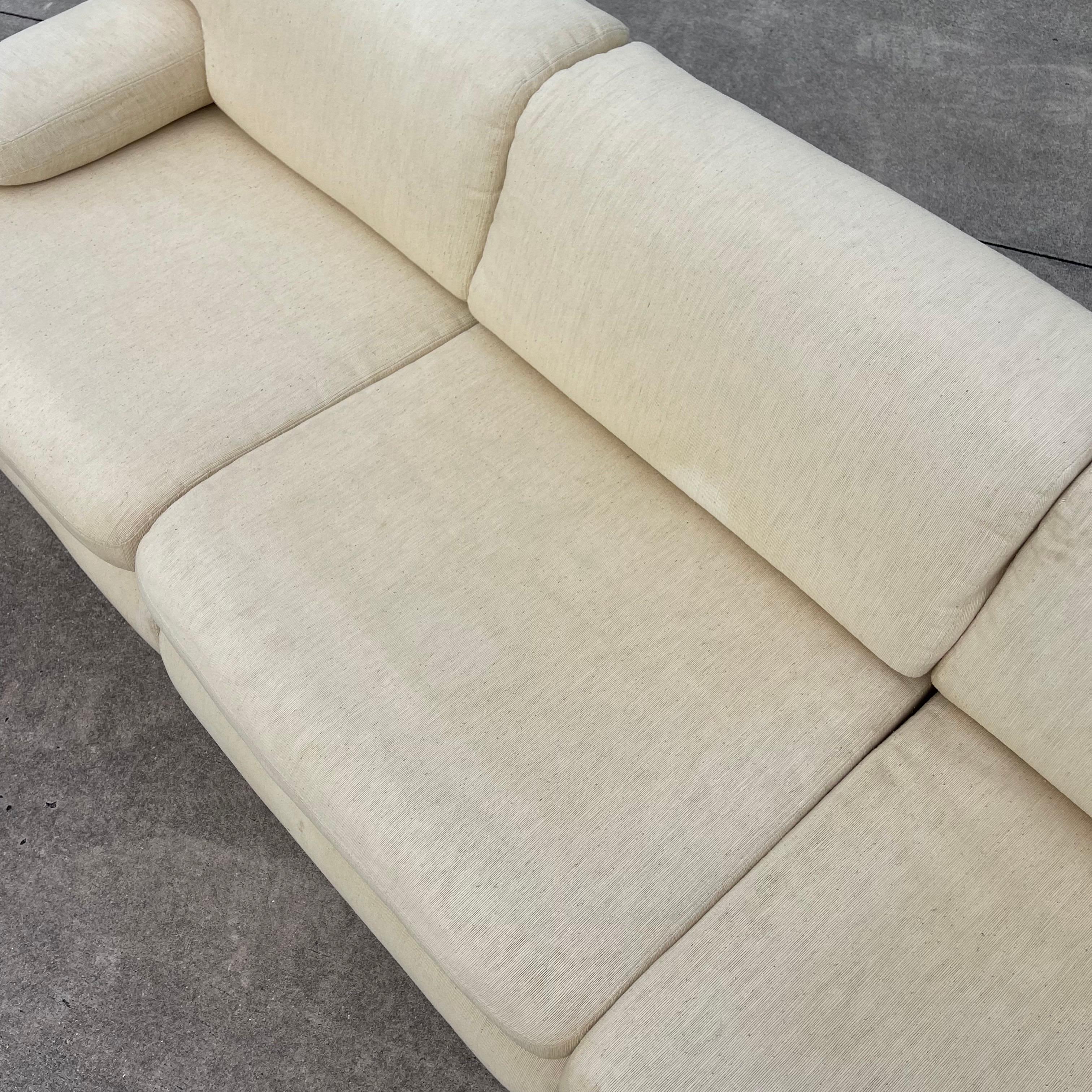 Vladimir Kagan for Preview Furniture Four (4) Piece Modular Sectional Sofa For Sale 12