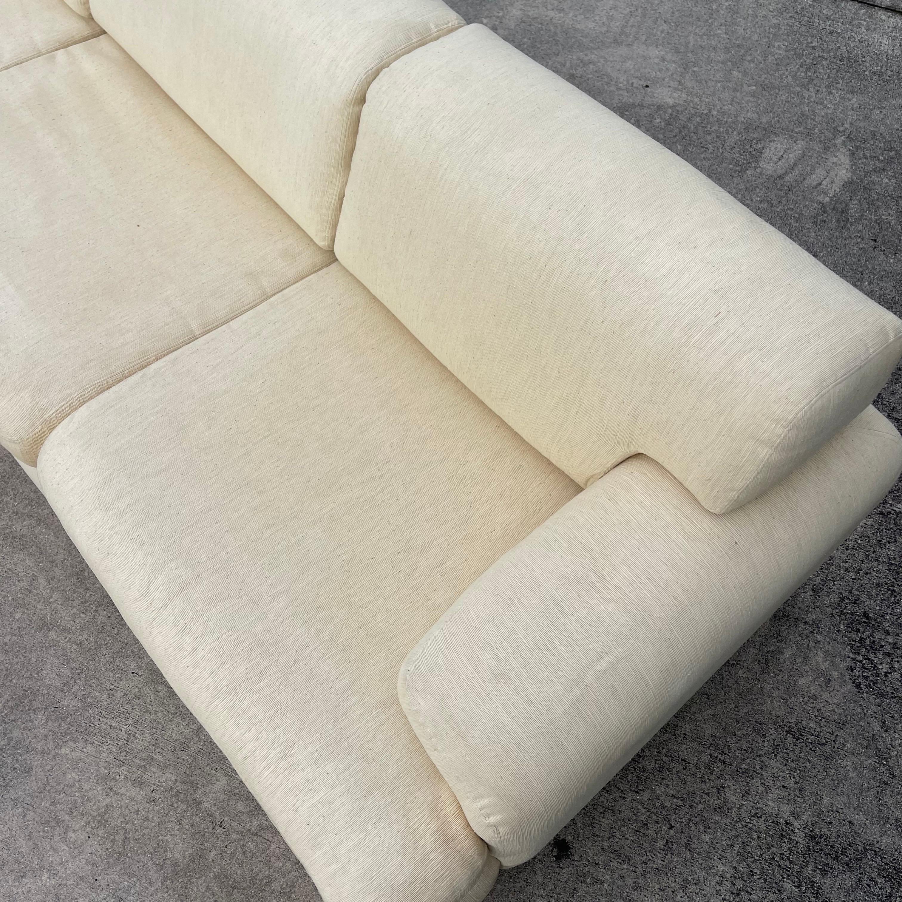 Vladimir Kagan for Preview Furniture Four (4) Piece Modular Sectional Sofa For Sale 2