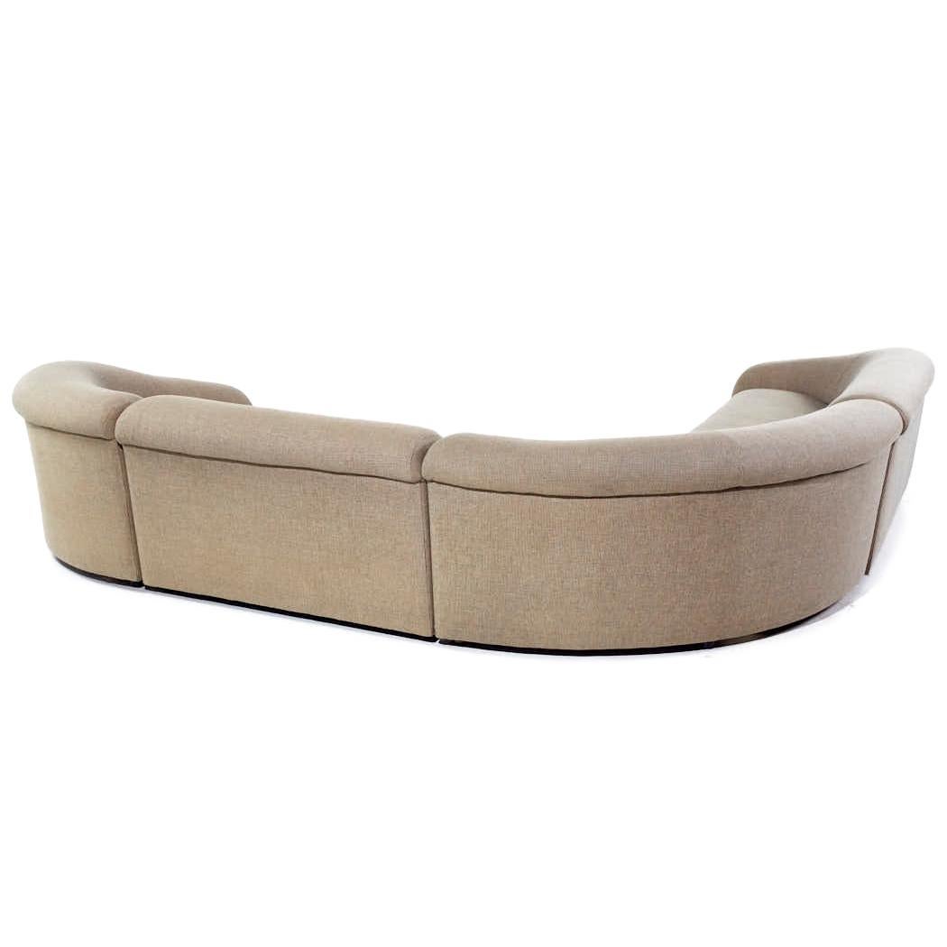 Upholstery Vladimir Kagan for Preview Mid Century Sectional Sofa For Sale
