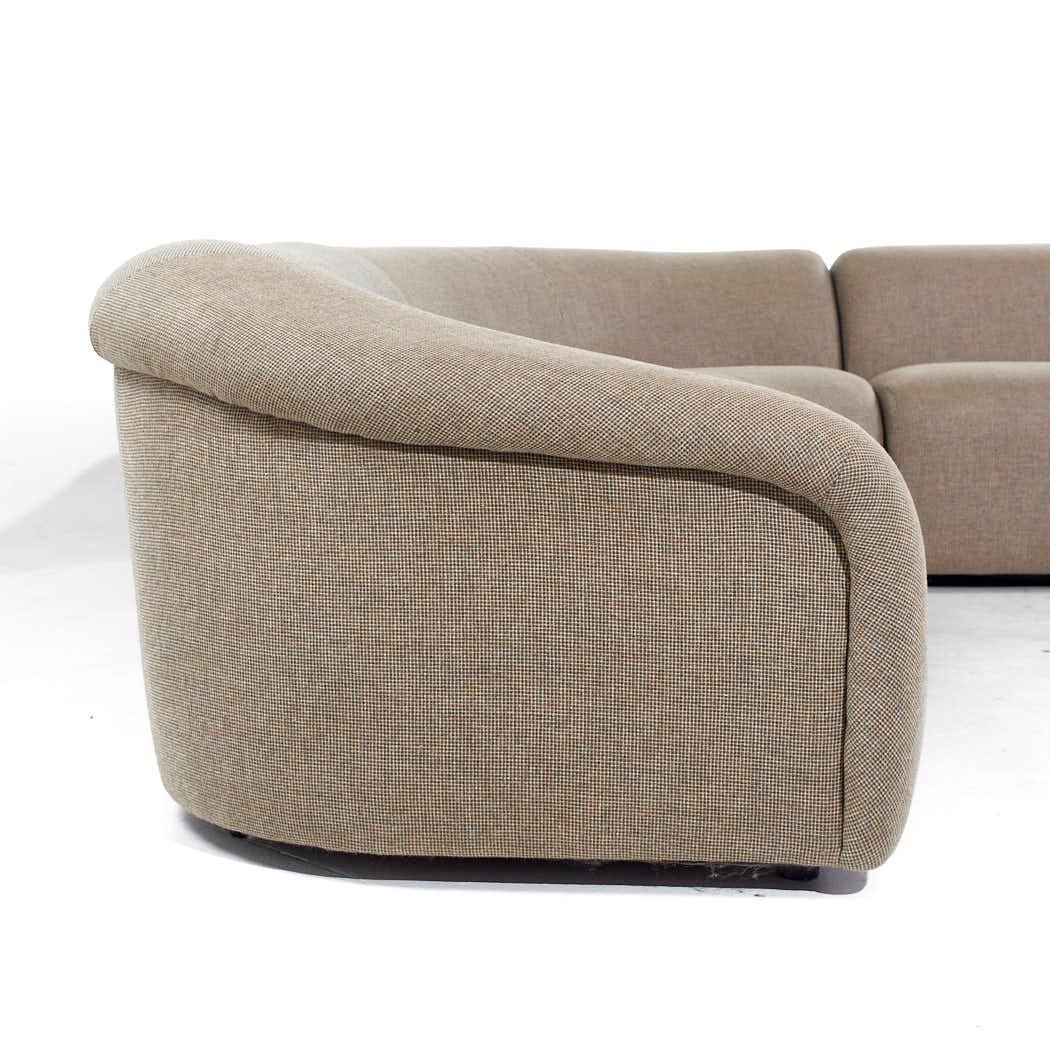 Vladimir Kagan for Preview Mid Century Sectional Sofa For Sale 1