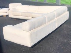 Vladimir Kagan for Preview Modern Plush Floating Executive Sectional Sofa