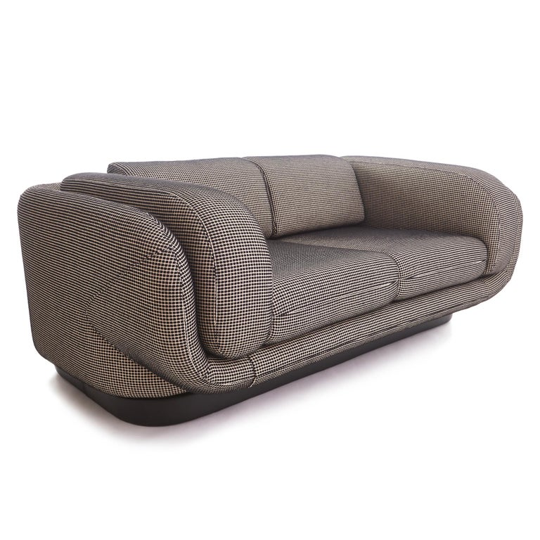 M. Filmore Harty for Preview Midcentury Sculptural Settee Loveseat For Sale