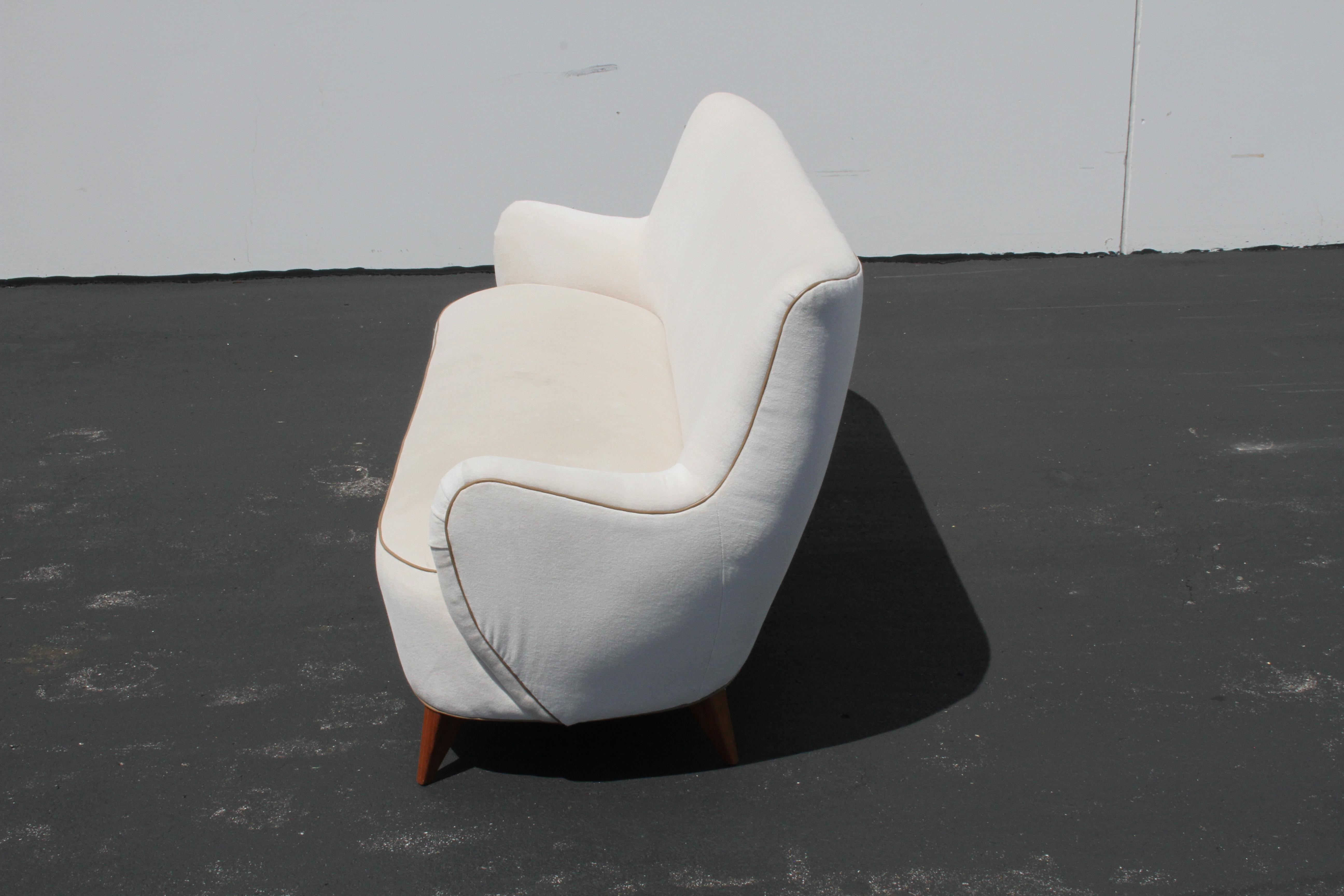 Contemporary Vladimir Kagan for Pucci Sculptural Form Sofa, Holy Hunt Fabric