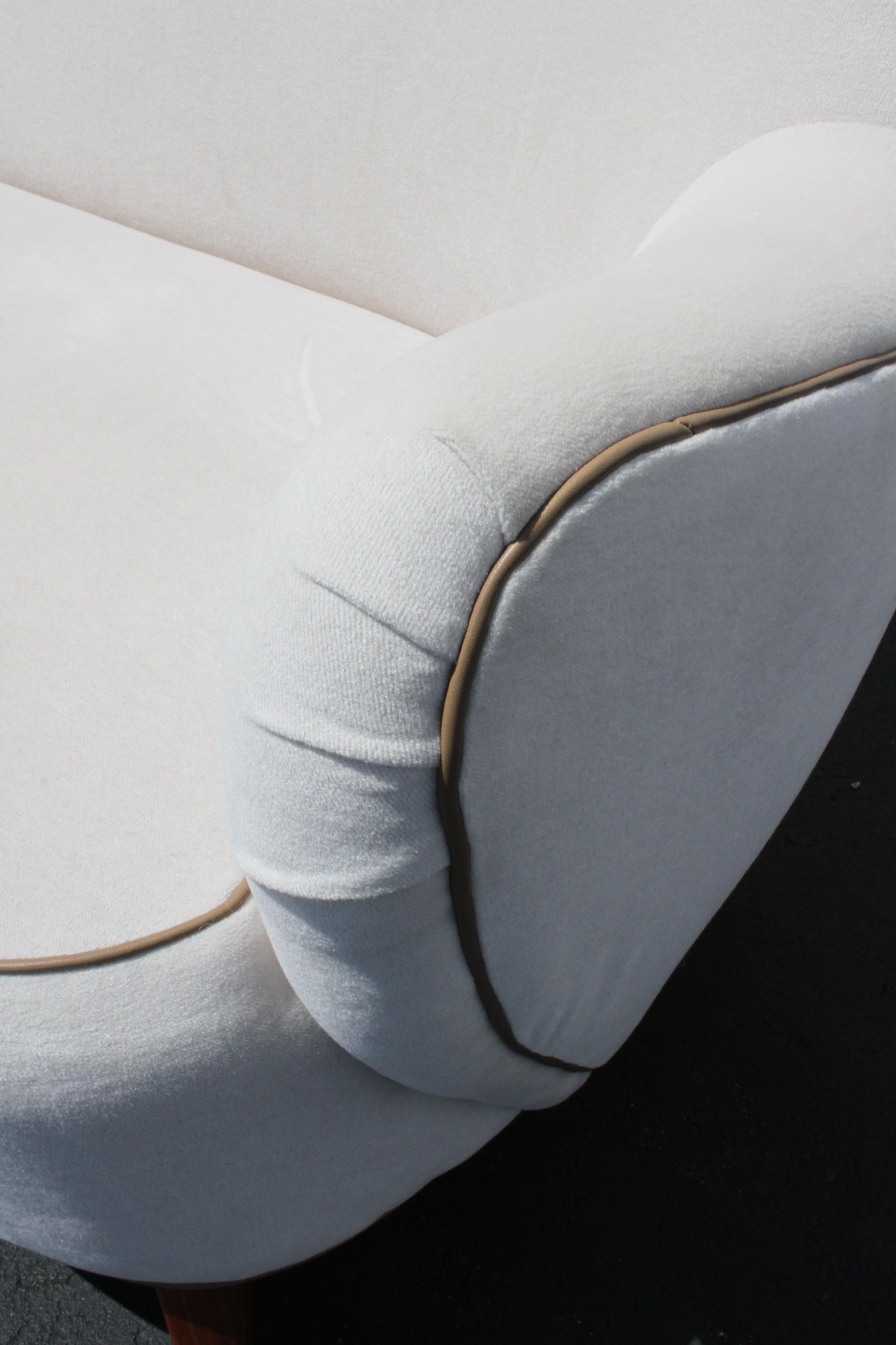 Upholstery Vladimir Kagan for Pucci Sculptural Form Sofa, Holy Hunt Fabric