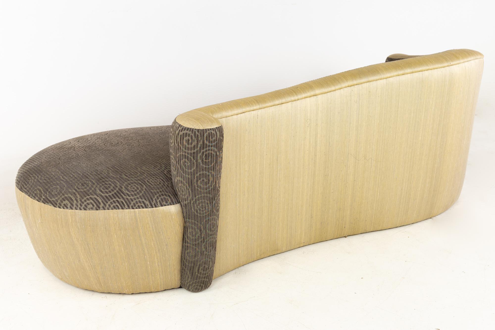 Vladimir Kagan for Weiman Mid Century Chaise Sofa 2