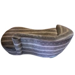 Vladimir Kagan for Weiman Snake Print Sofa