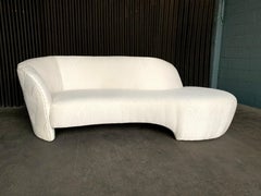 Vladimir Kagan pour Weiman Sofa Chaise Lounge