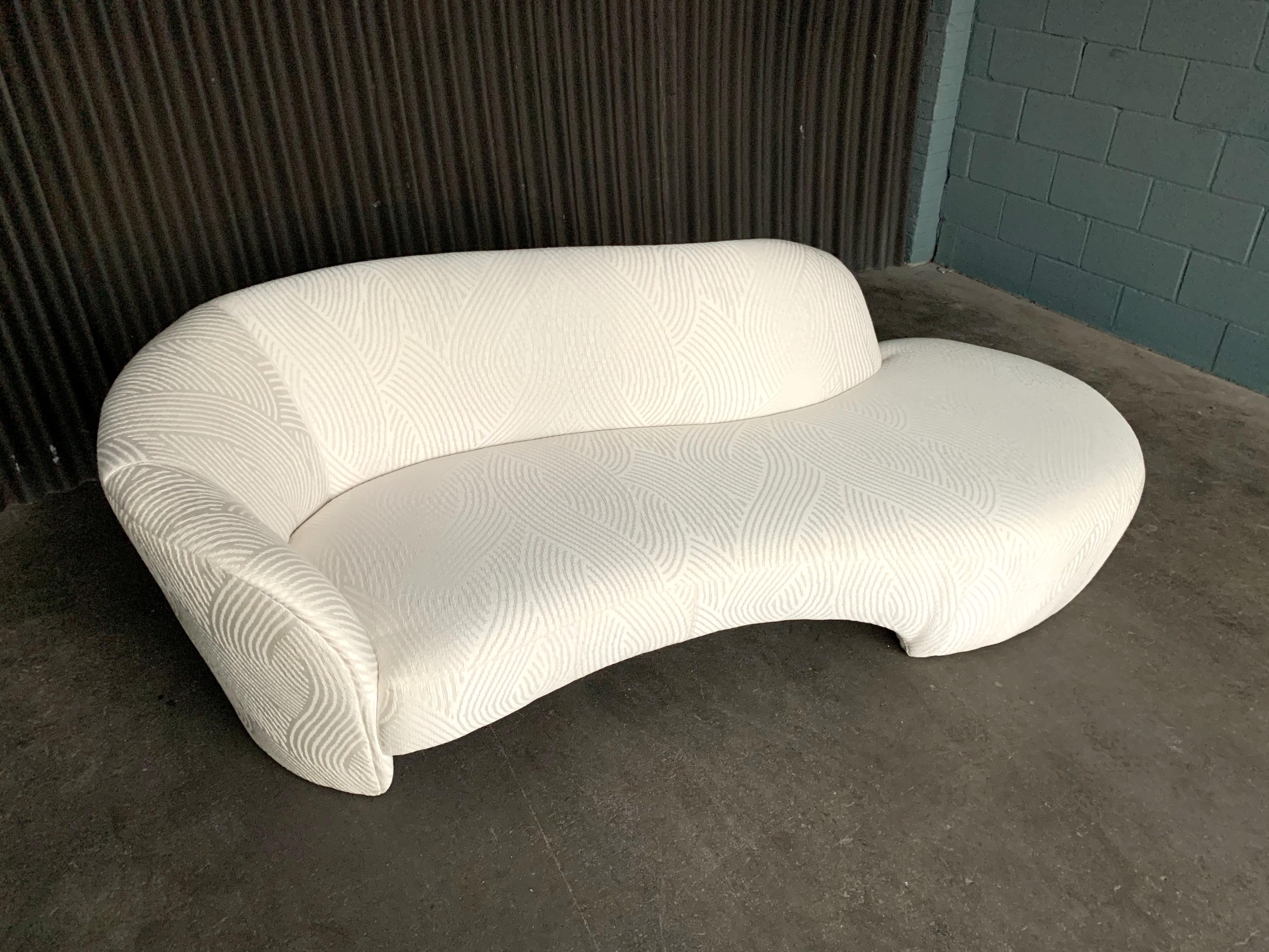 Contemporary Vladimir Kagan for Weiman Sofa Chaise Lounge