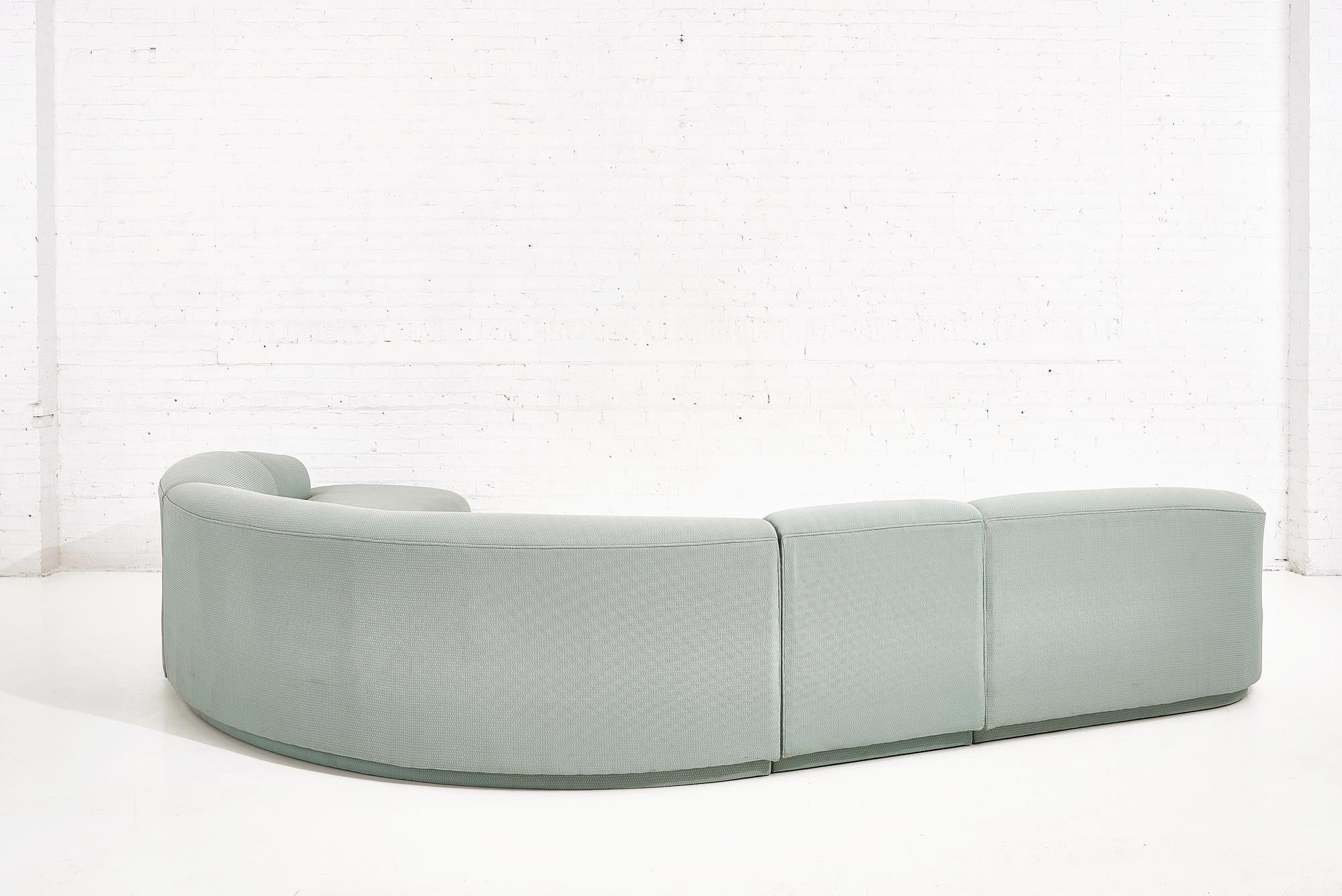 Modern Vladimir Kagan for Preview 4 piece Sectional Sofa, 1988 For Sale