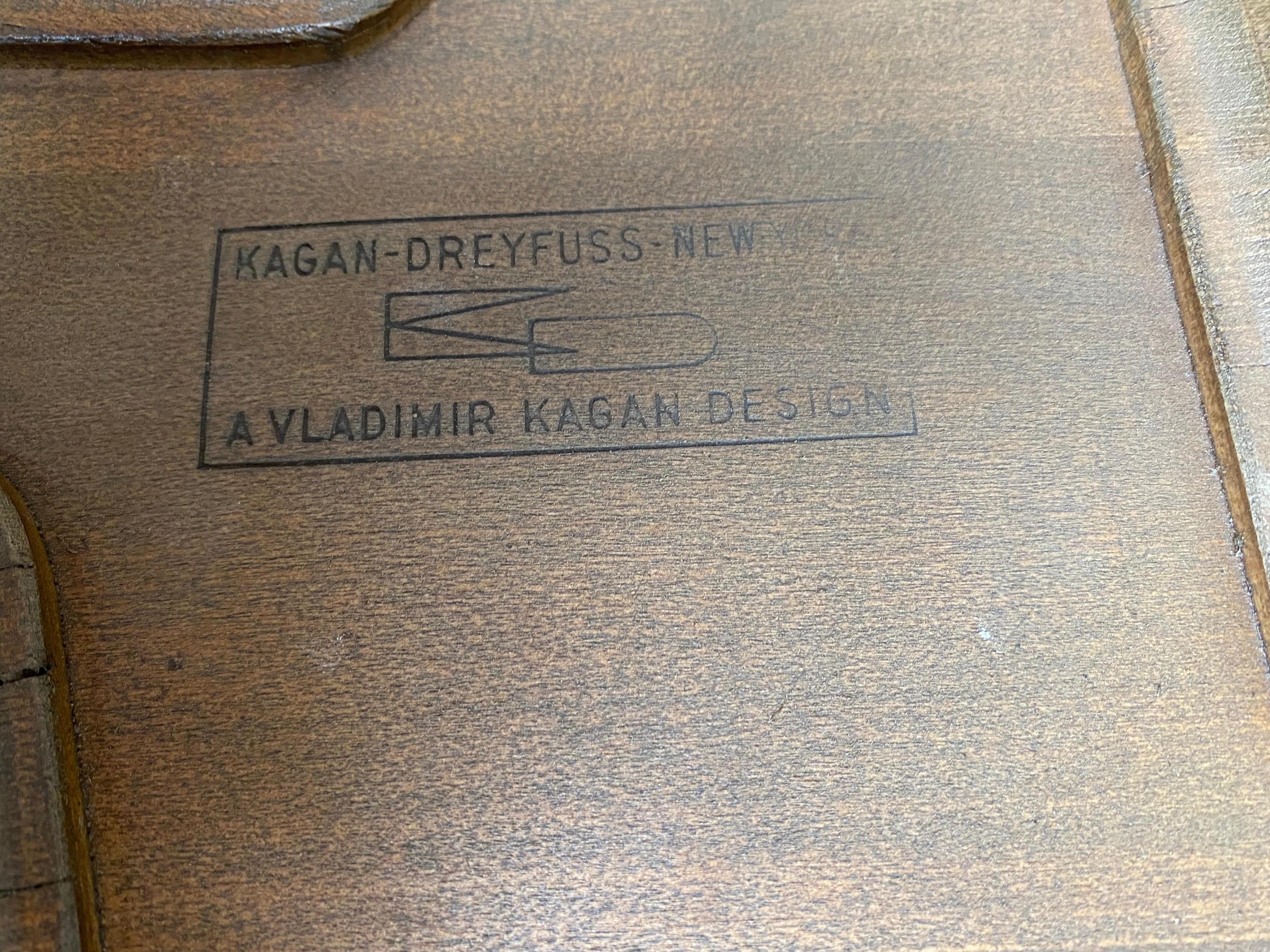 Vladimir Kagan Freeform Lamp Table for Kagan/ Dreyfuss NYC 3