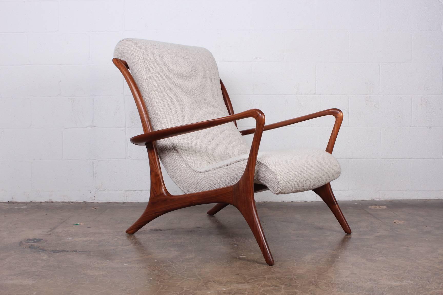 Mid-20th Century Vladimir Kagan High-Back Contour Lounge Chair