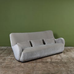Vladimir Kagan High 'Barrel Back' Sofa