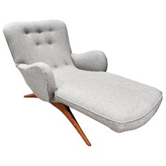 Vintage Vladimir Kagan Iconic "Contour Chaise Lounge", 1950s