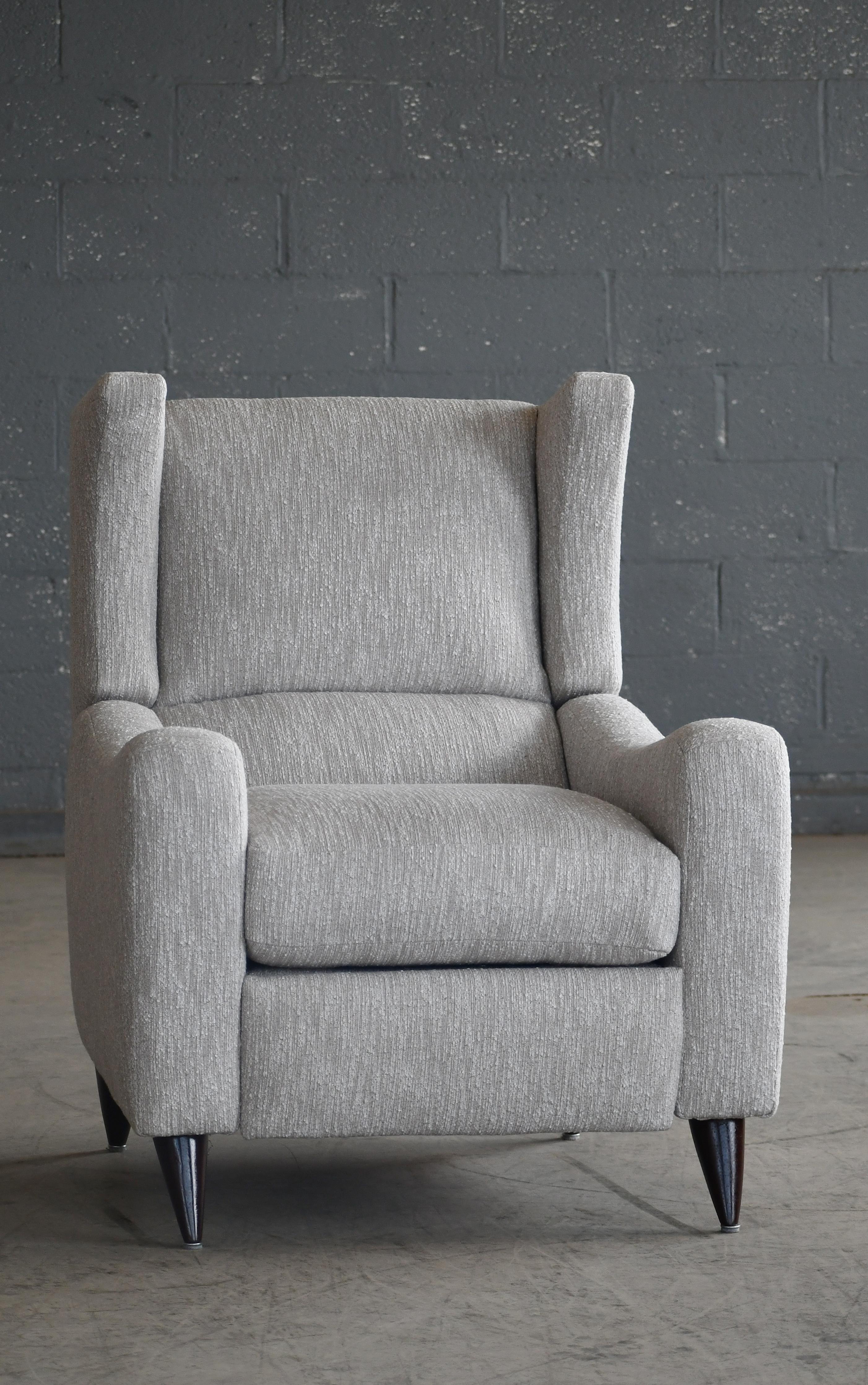 Vladimir Kagan Silla reclinable con respaldo Juno recién retapizada Posmoderno en venta