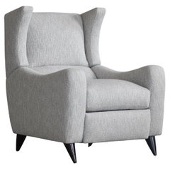 Vladimir Kagan Juno Wingback Recliner Chair Newly Reupholstered