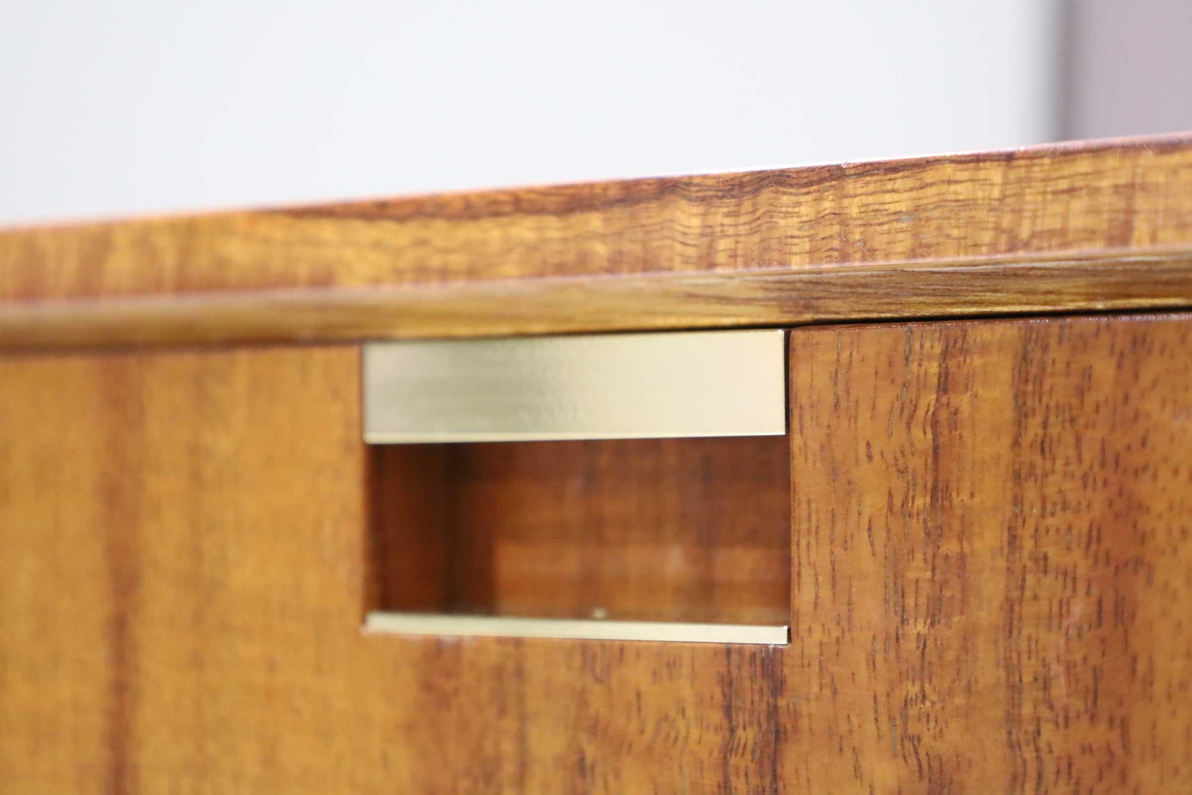 Scrivania a rene con credenza Vladimir Kagan in Wood Tawi in vendita 4