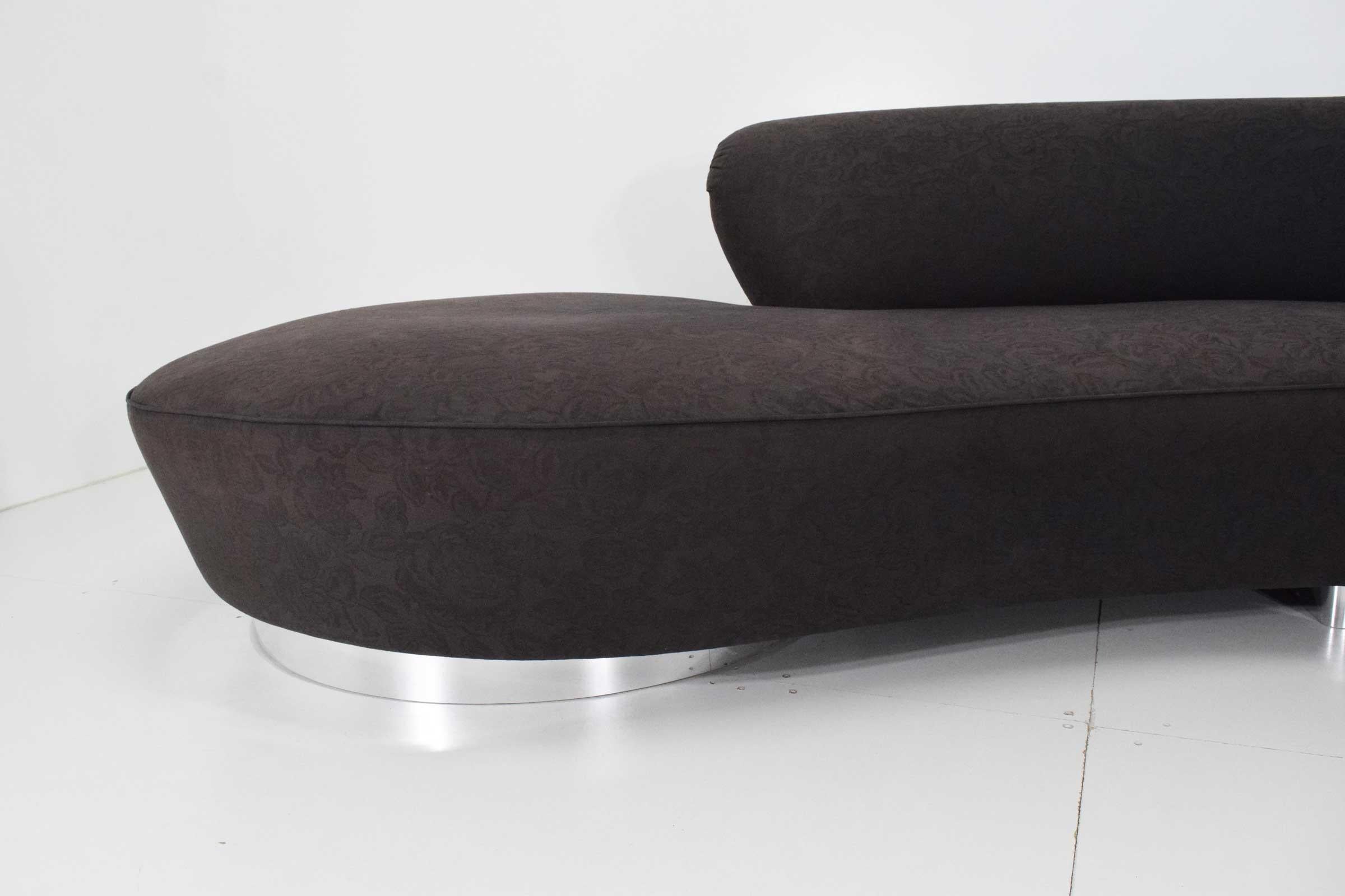 Contemporary Vladimir Kagan Large Serpentine Sofa